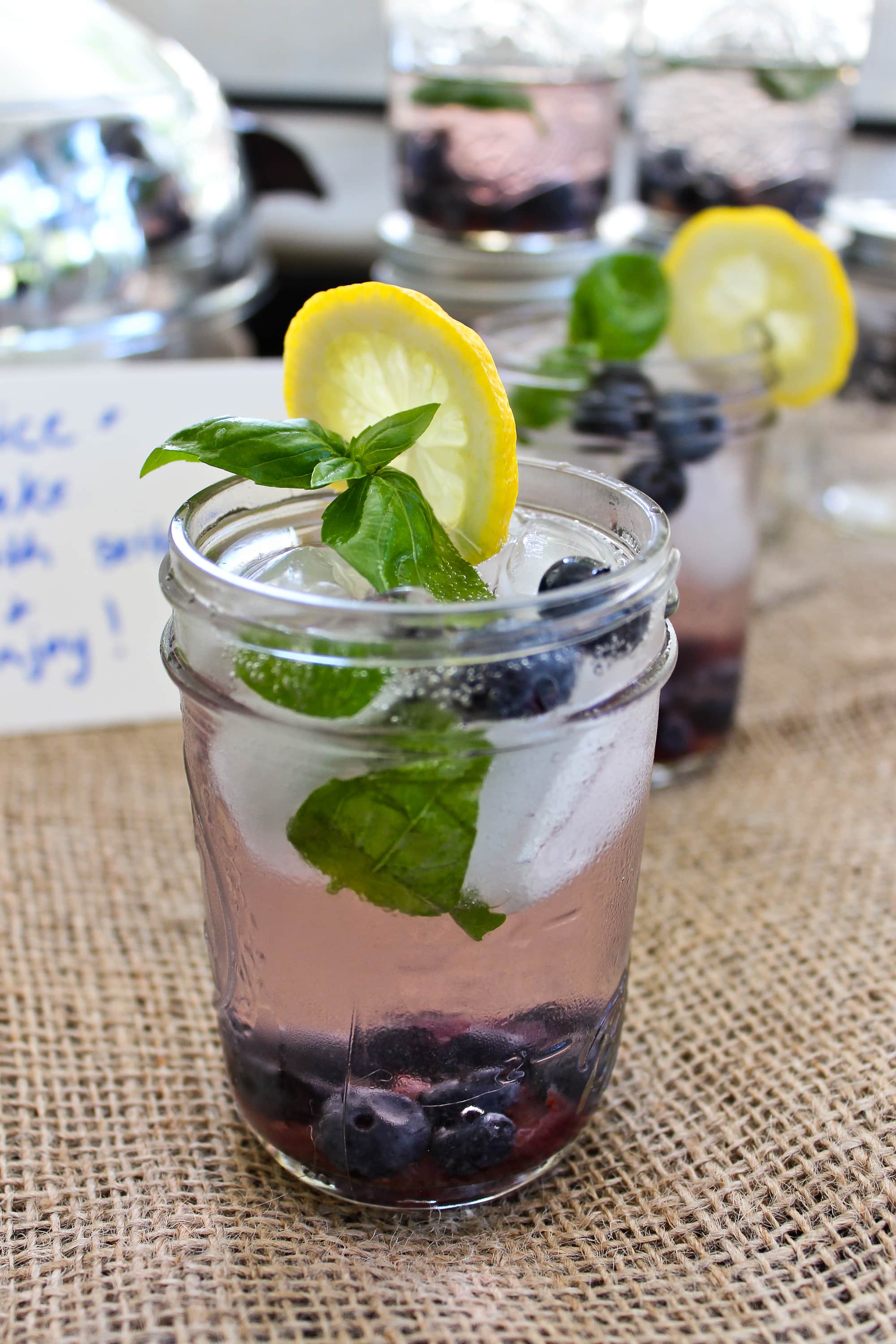 PreMade Drinks in Jars Spiked Blueberry Basil Lemonade Kitchn