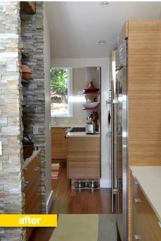 Kitchen Before & After: A Small Galley Kitchen Gets an Eco-Friendly ...