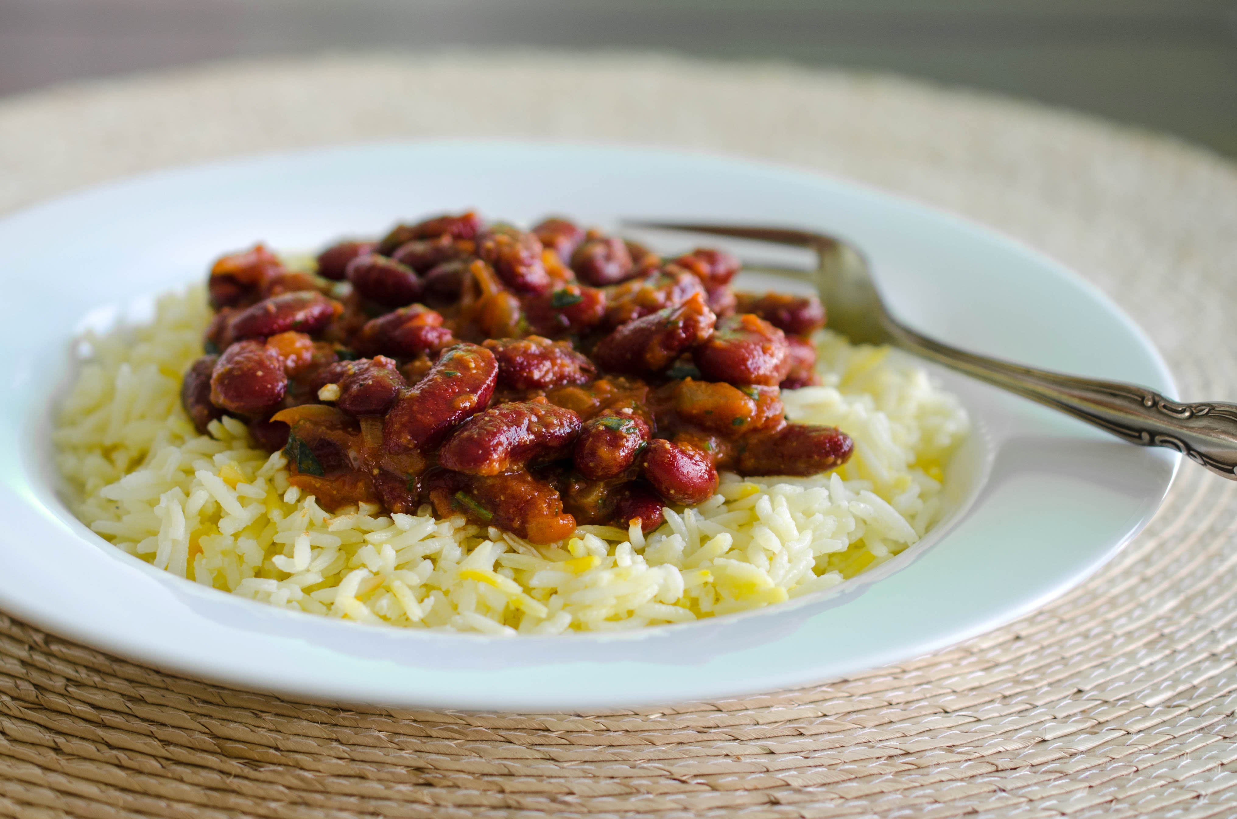 Recipe Red Kidney Bean Curry With Rice Rajmah Chawal Kitchn