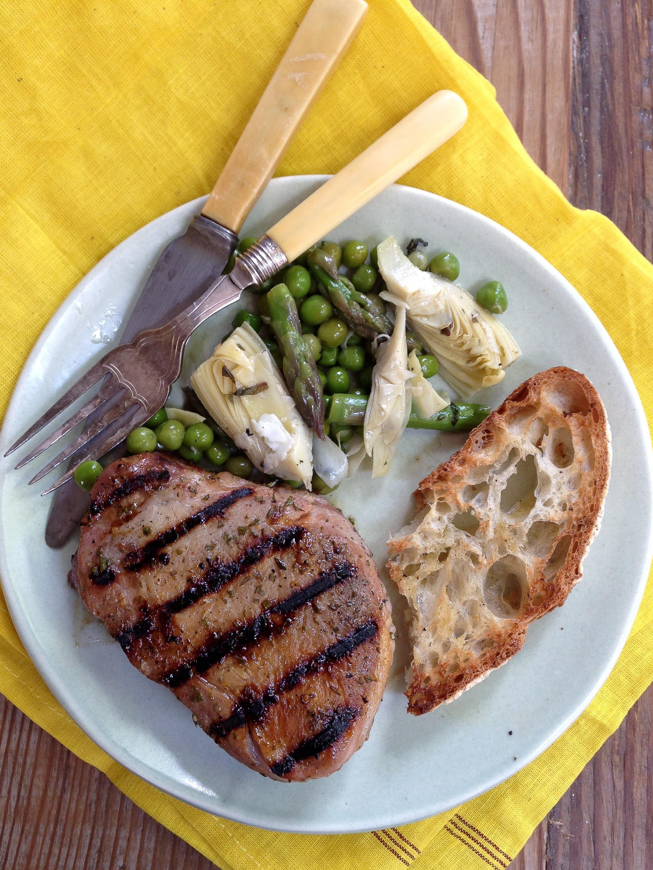 Recipe Easy RosemaryRubbed Pork Chops Kitchn