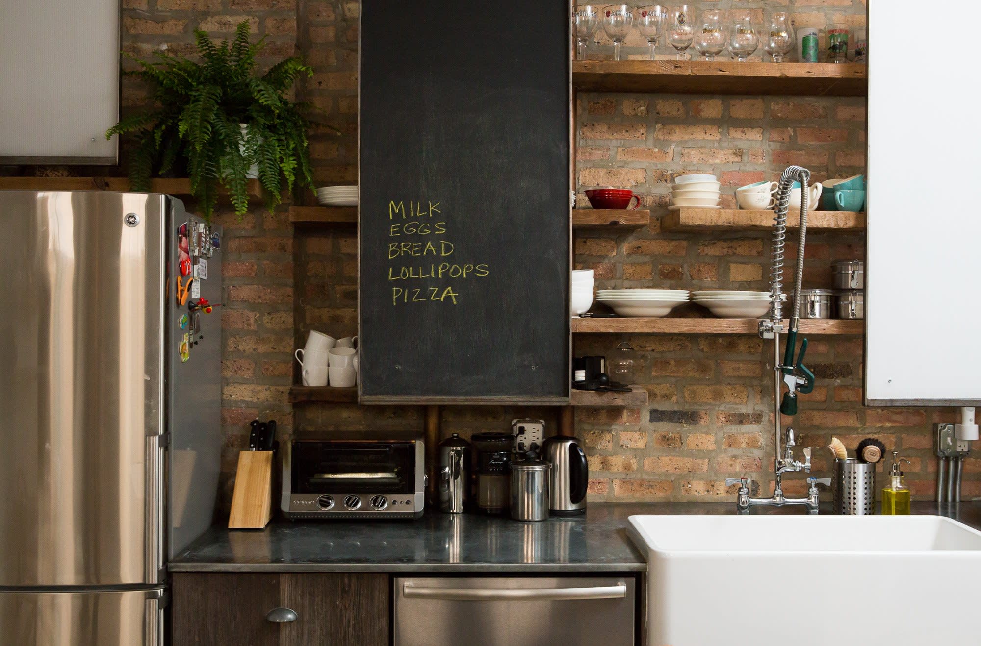 Unique Kitchen Cupboards With Sliding Doors for Simple Design