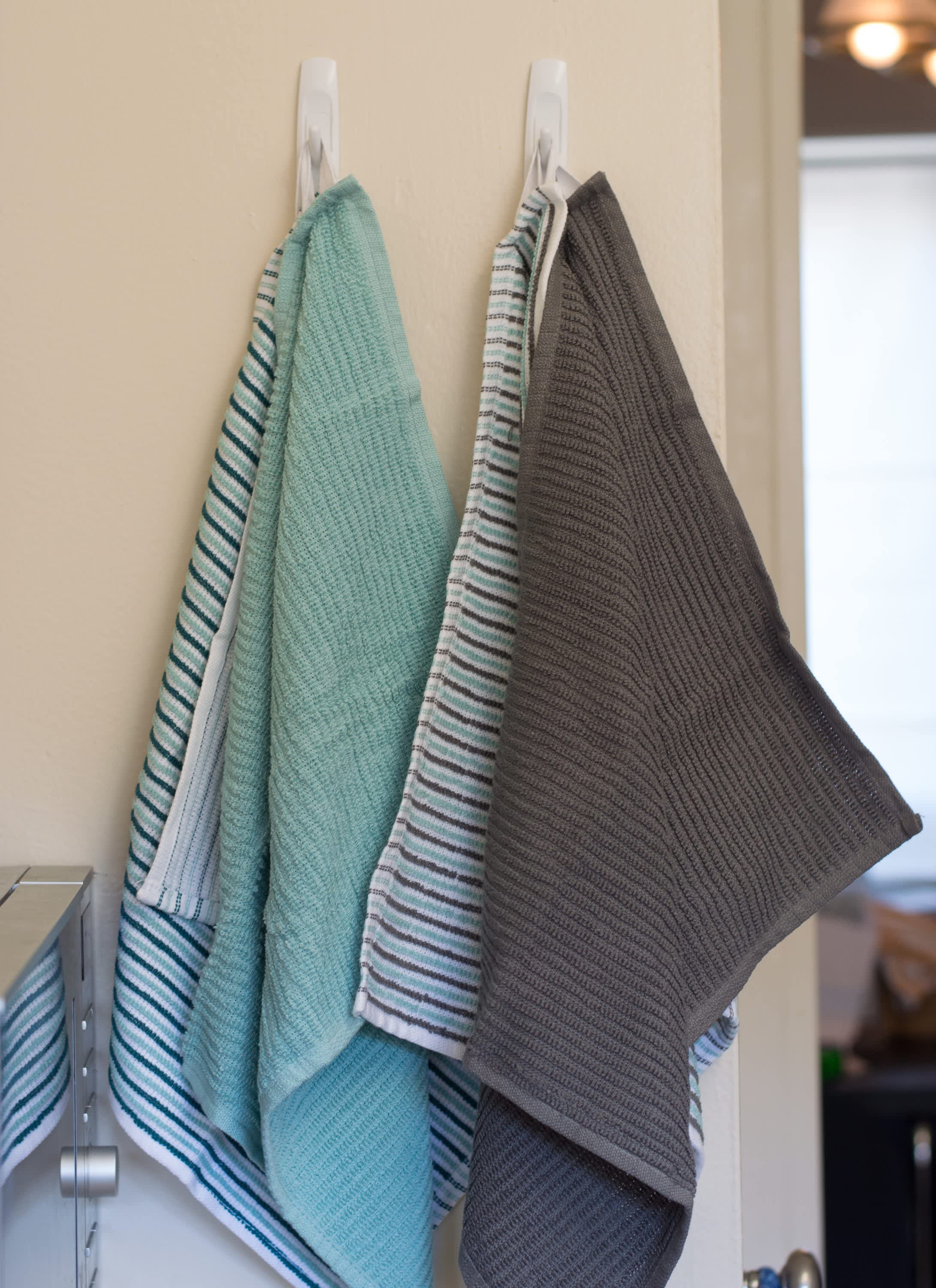 How To Add Loops To Dishtowels For Hanging Kitchn