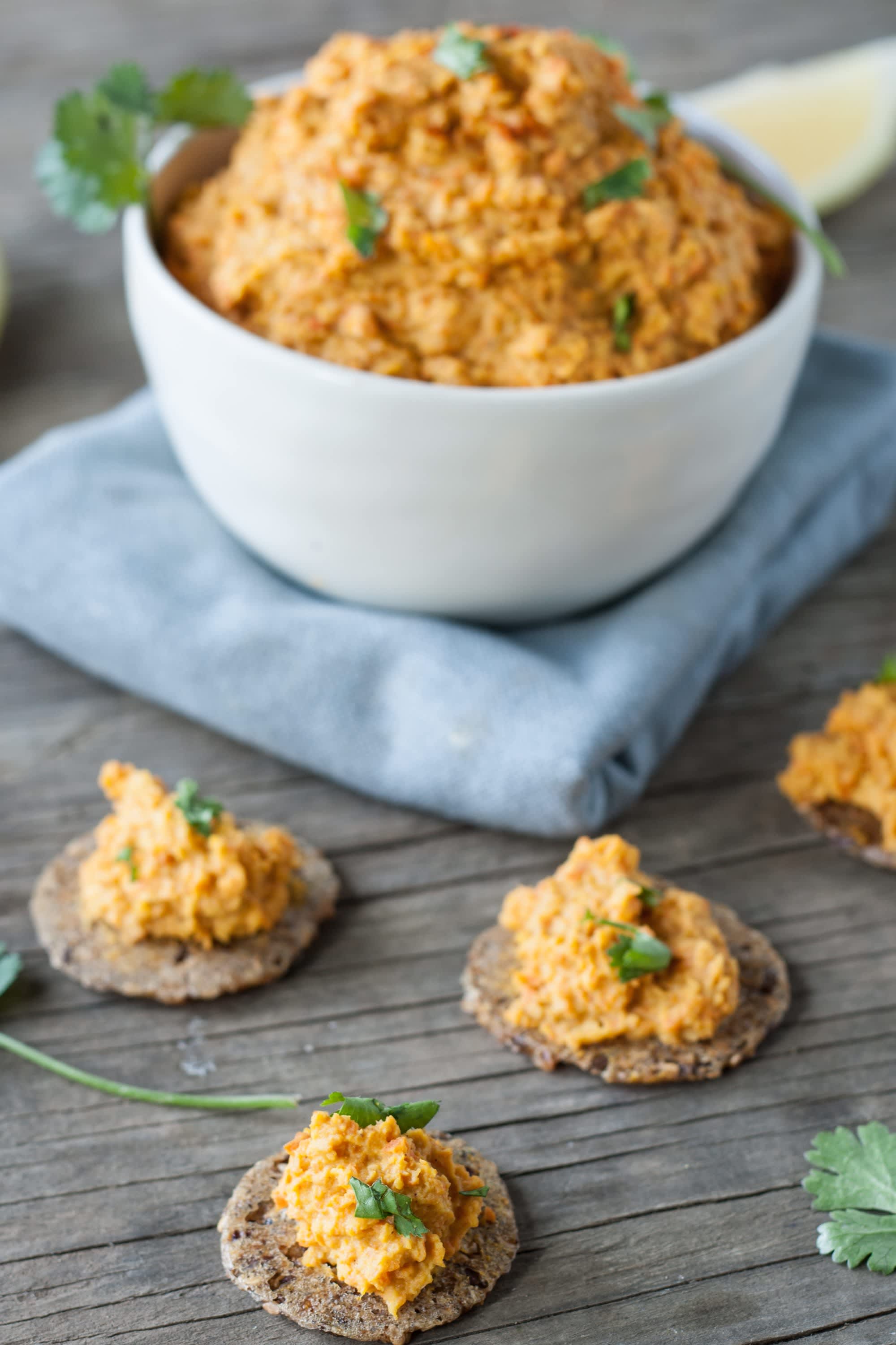 Recipe MoroccanSpiced Carrot Hummus Kitchn