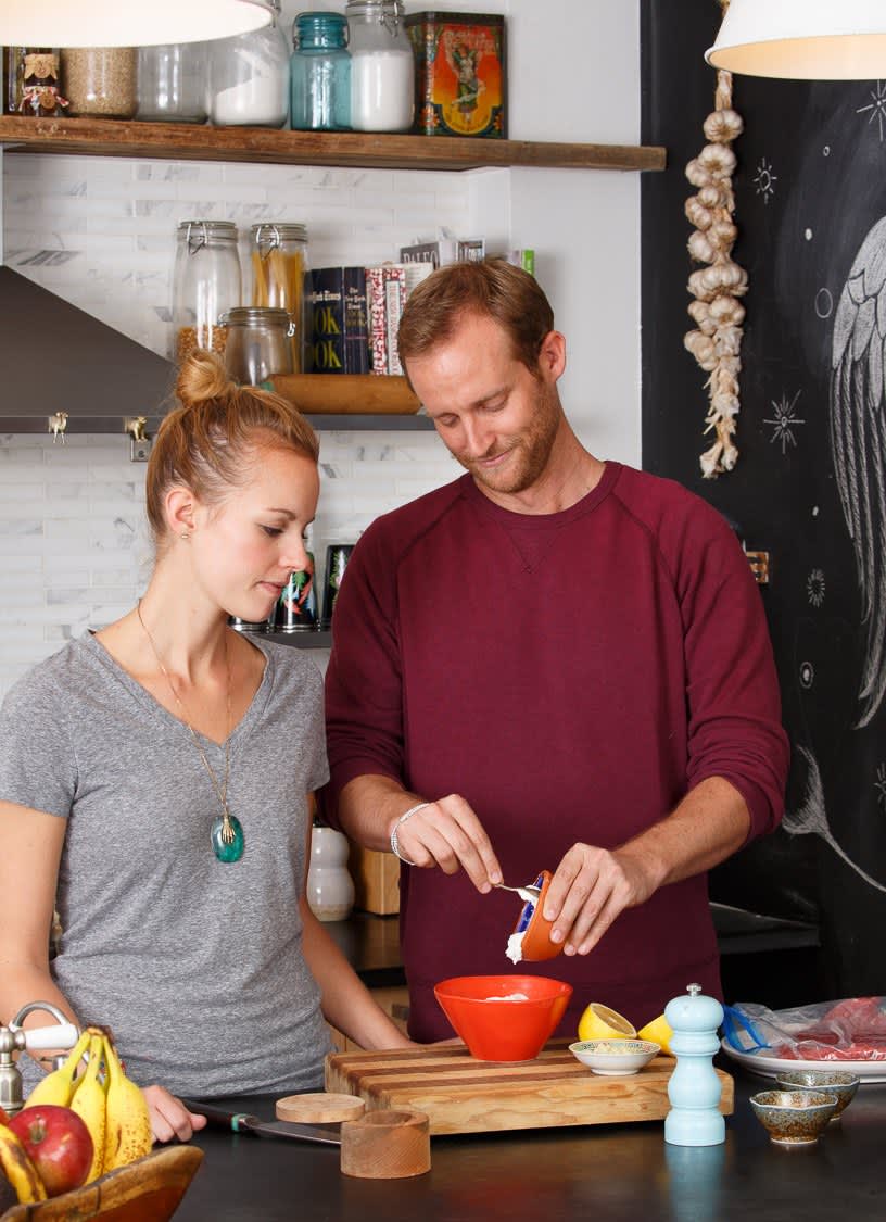 Recipe Flank Steak with YogurtHorseradish Sauce and Blue Cheese Sauce