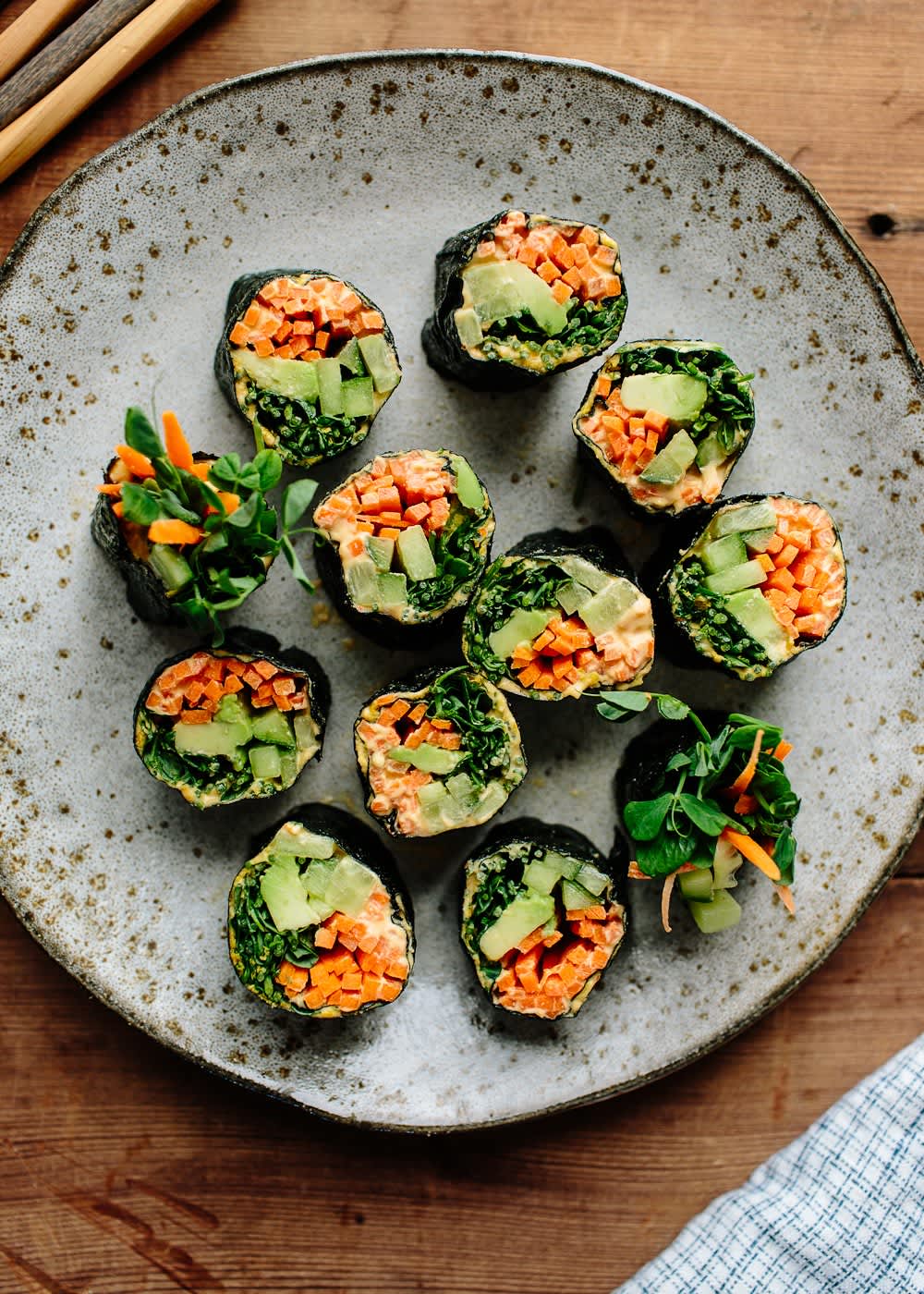 Recipe Veggie Nori Rolls Kitchn