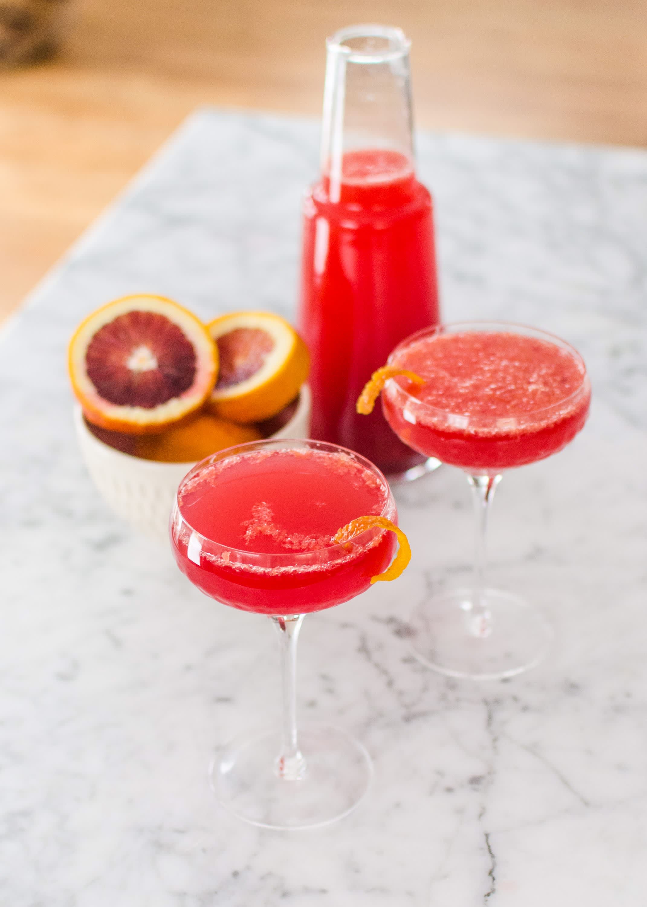 Recipe Blood Orange Mimosa Pitcher Cocktail Kitchn