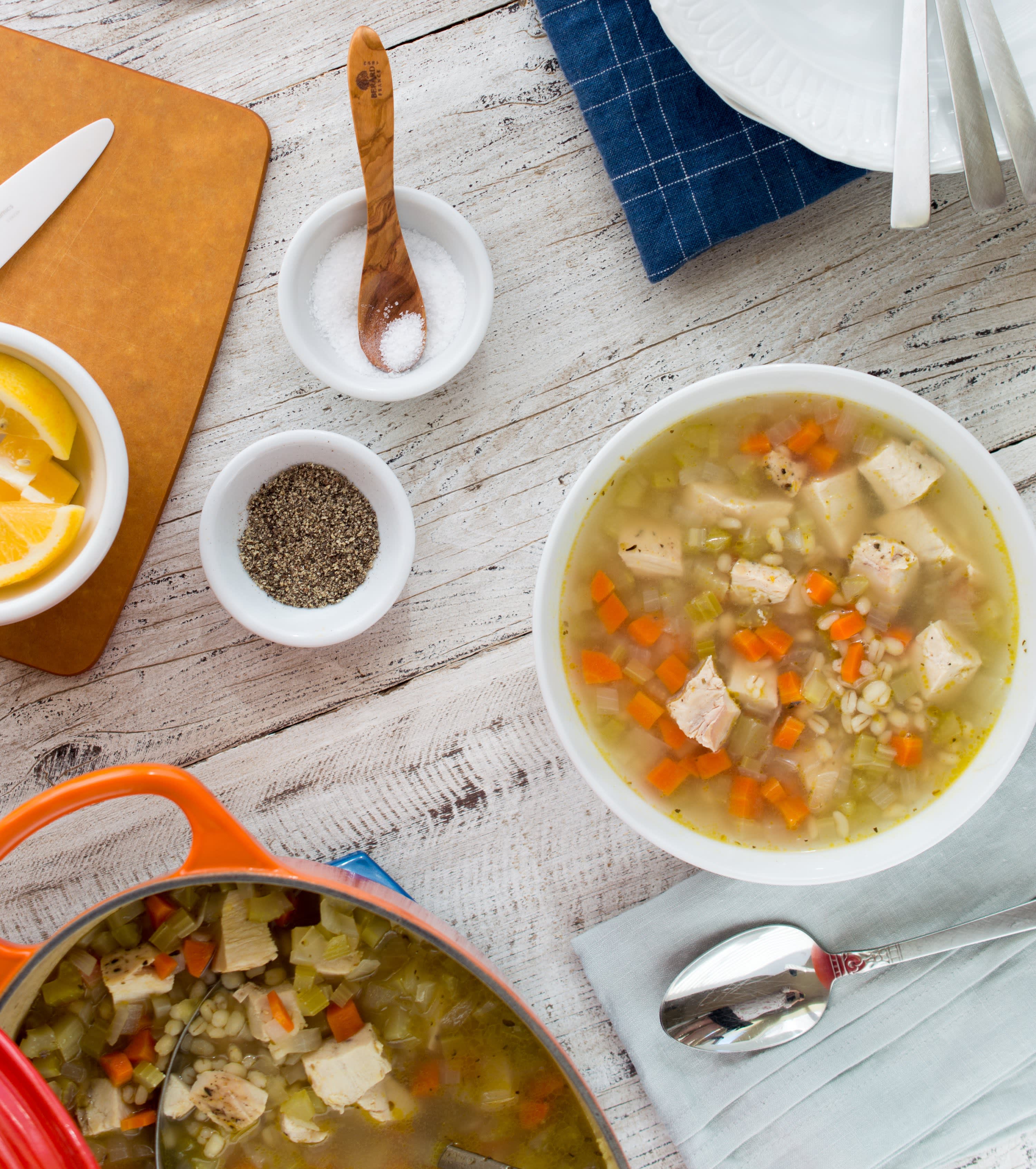 Recipe Chicken and Barley Soup Kitchn