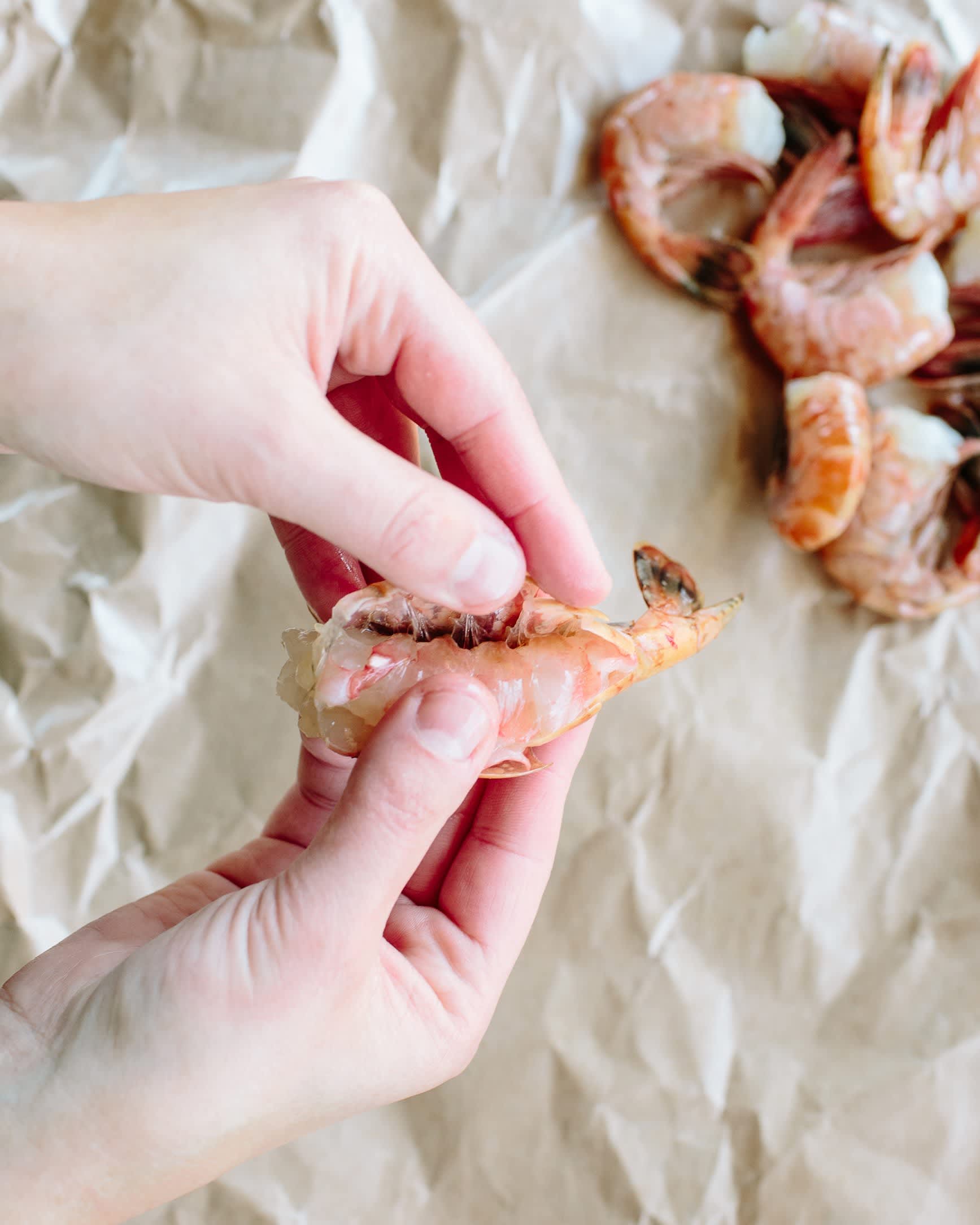 How To Peel & Devein Shrimp Kitchn