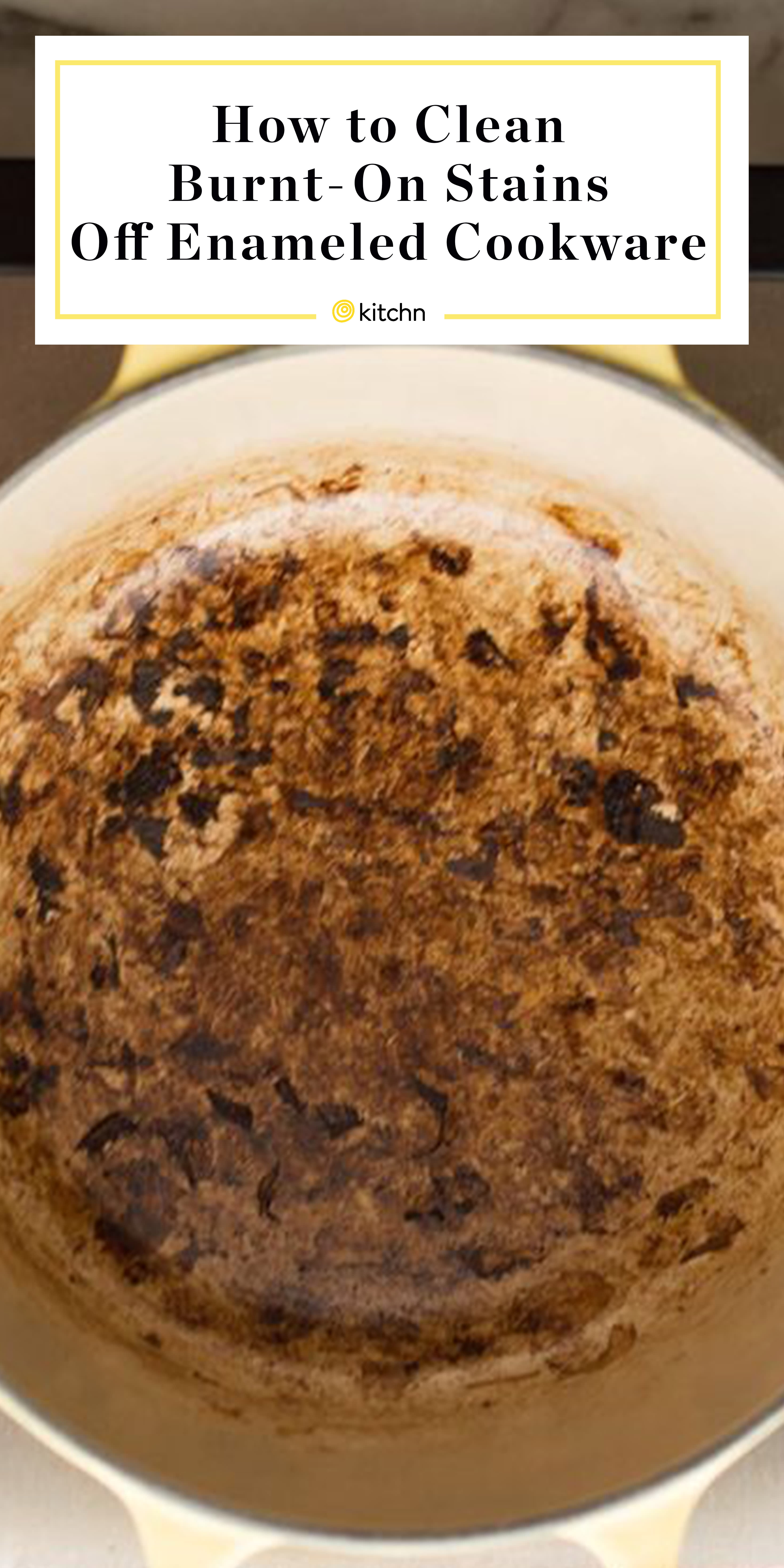 How To Clean Burnt Stains Off Enameled Dutch Oven Kitchn