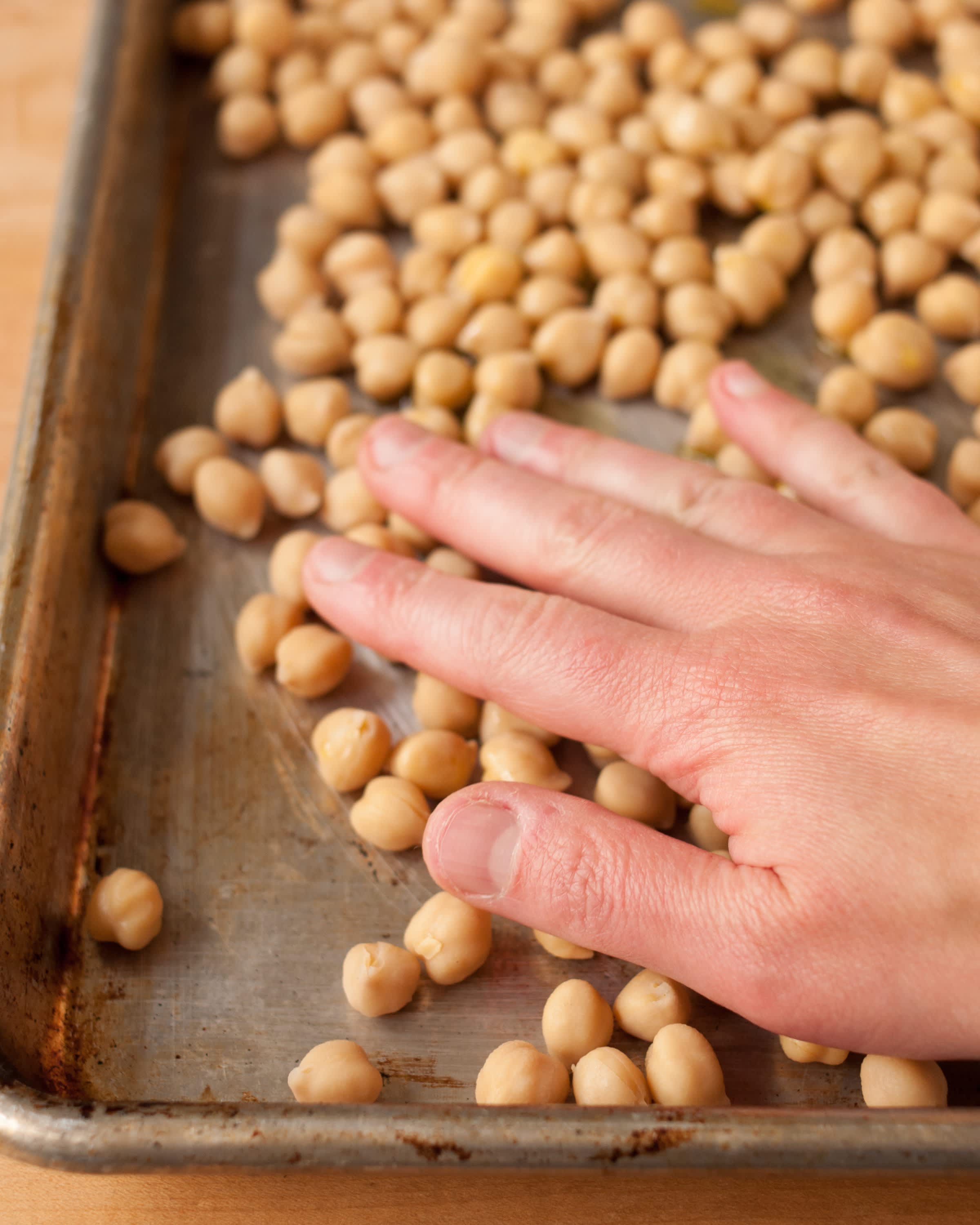 crispy roasted chick peas