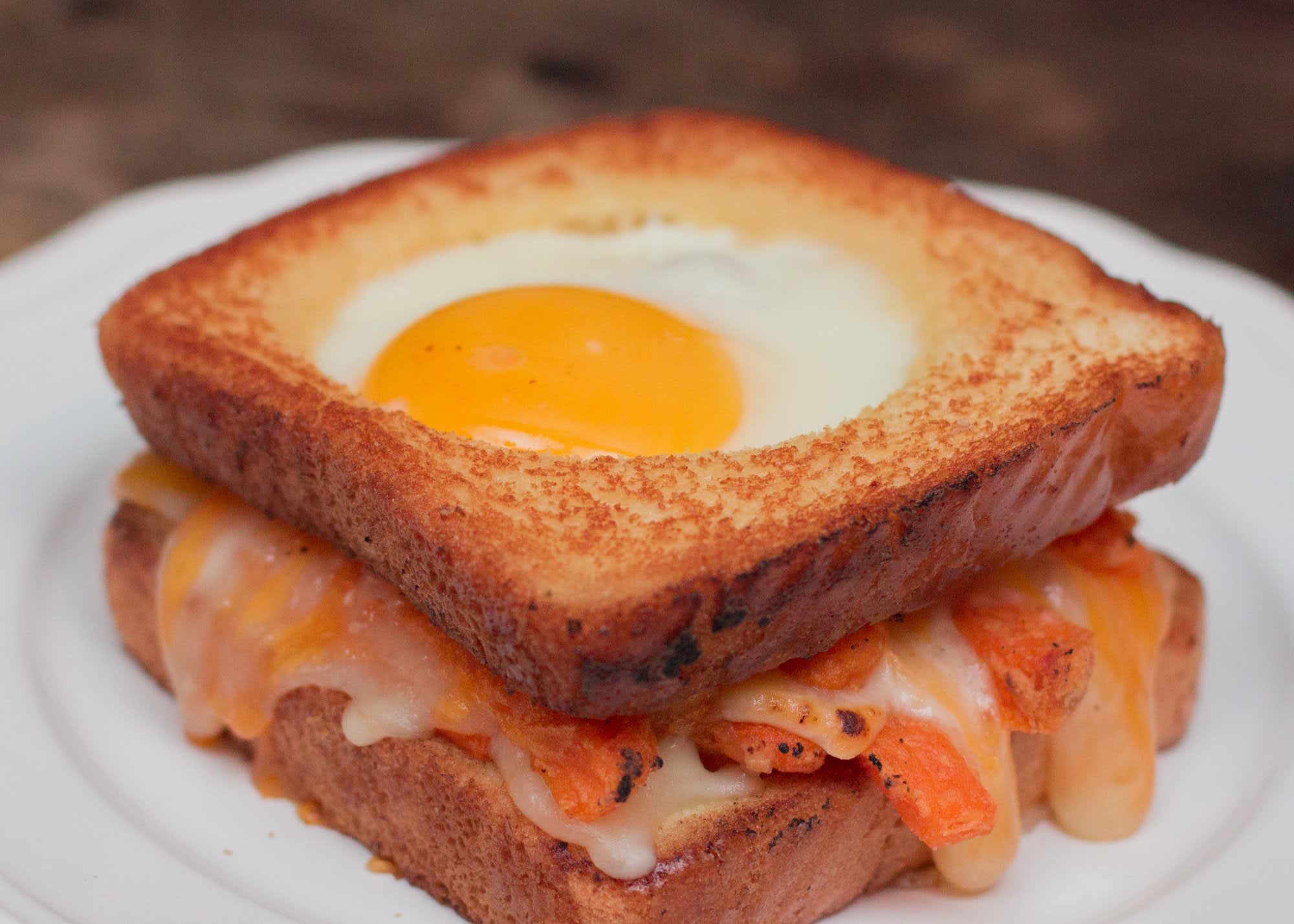 Recipe Grilled Cheese Breakfast Sandwich Kitchn