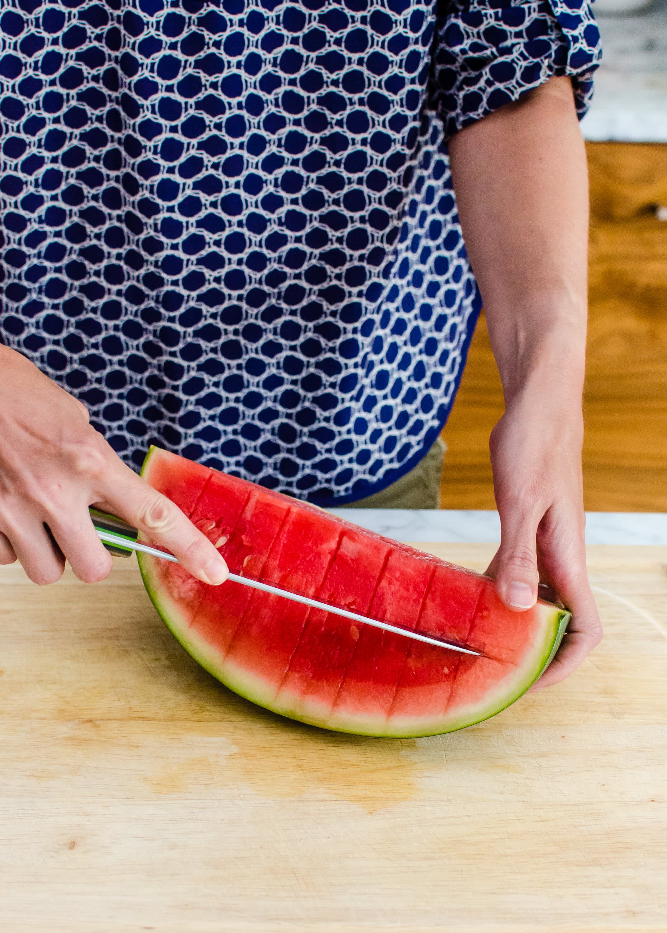 How to Cut Up a Watermelon Step by Step Tutorial Kitchn