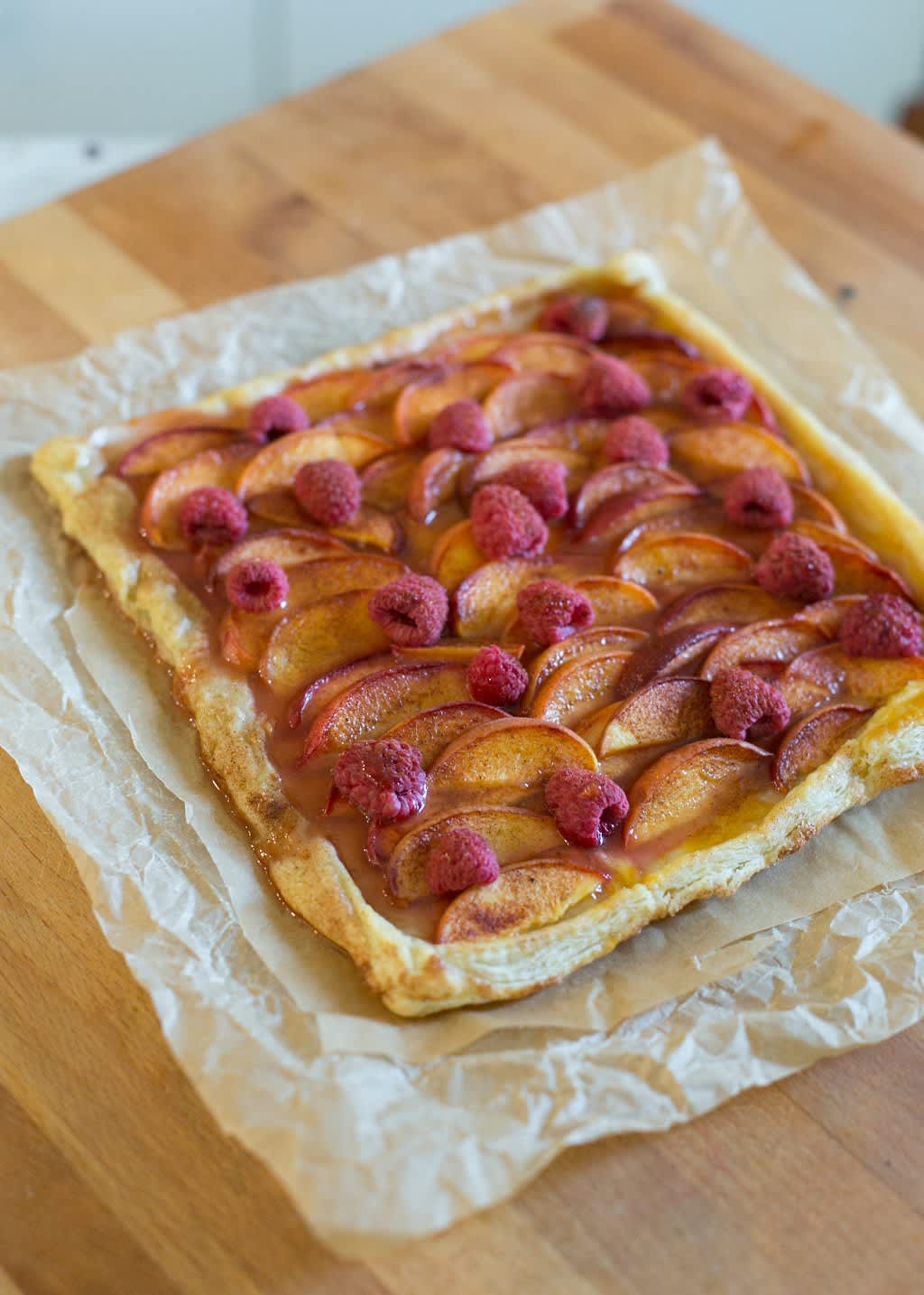 Recipe: Peach and Raspberry Tart | Kitchn