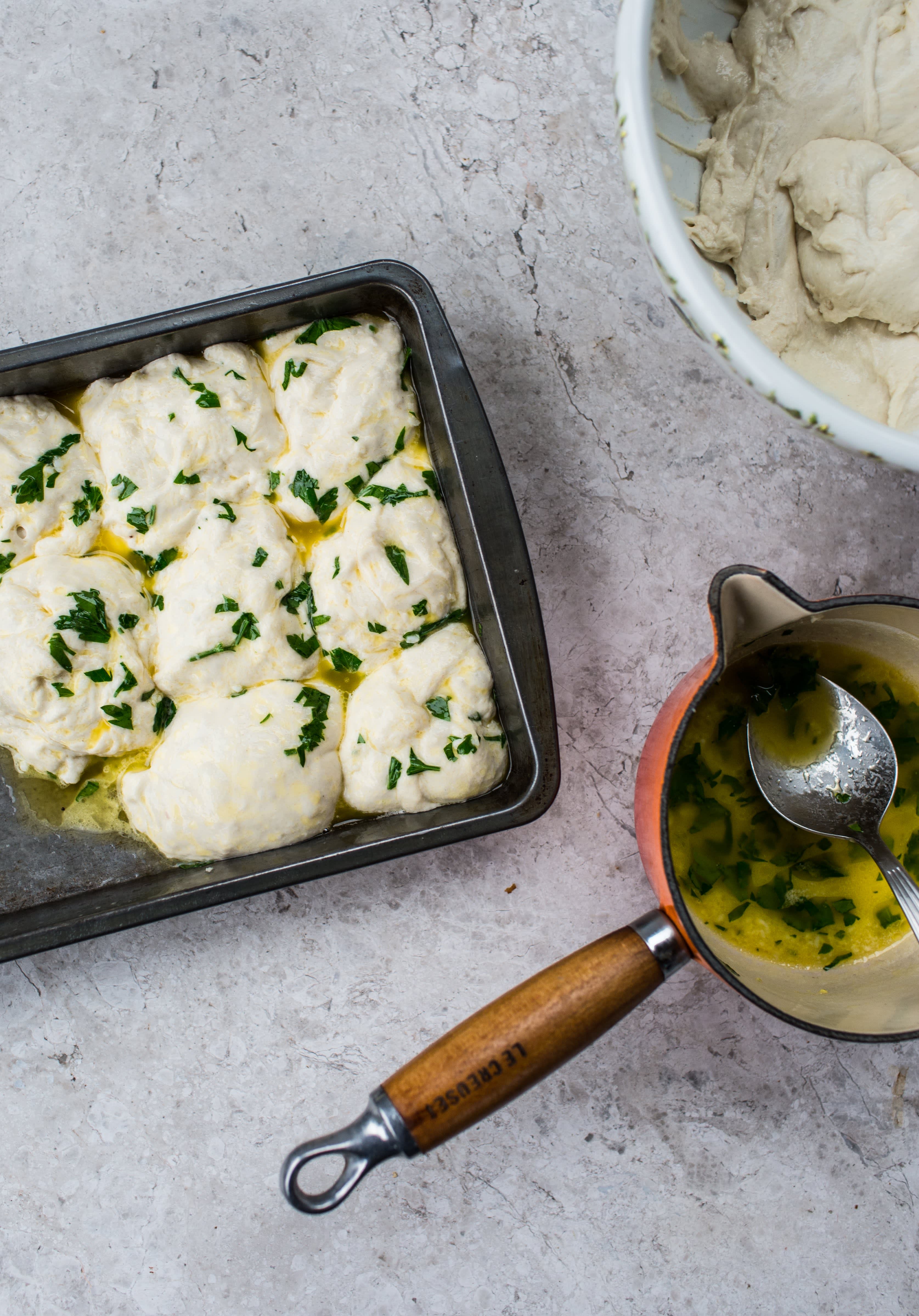 Recipe NoKnead Garlic Tear & Share Bread Kitchn