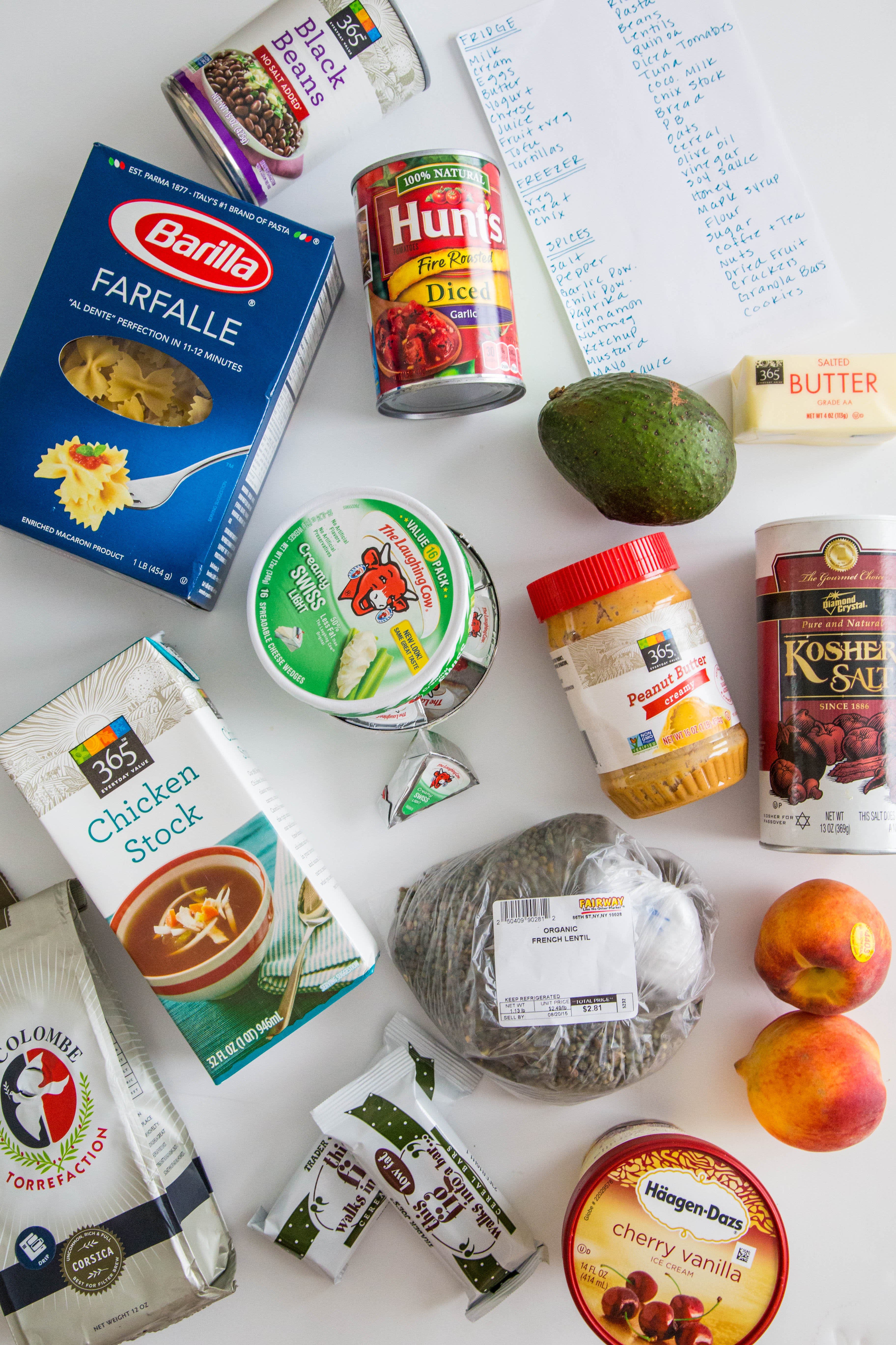 grocery store shopping list essentials kitchn basic groceries shopping list