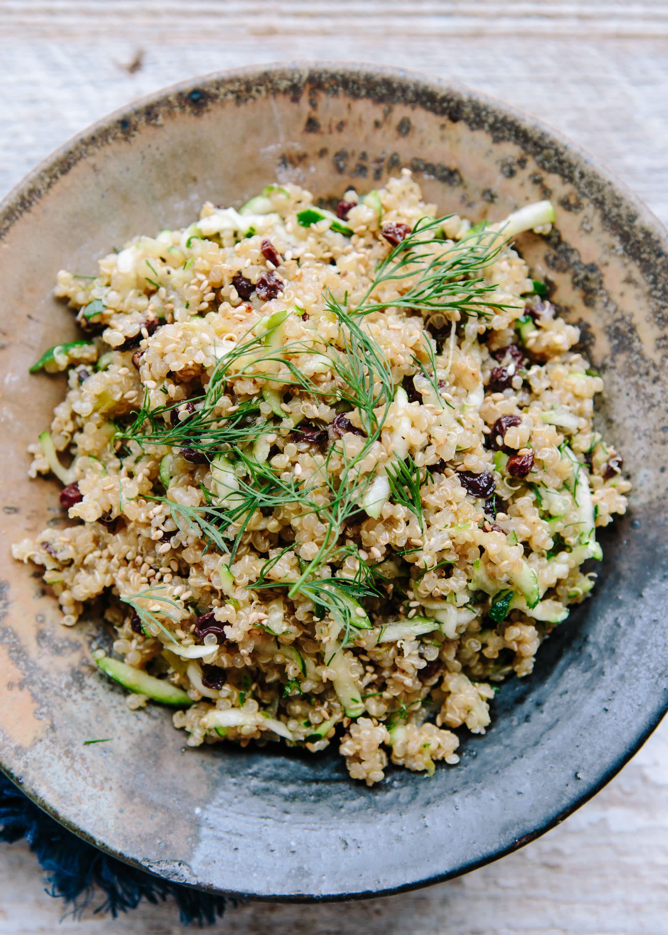Recipe: Lemon Quinoa with Currants, Dill, and Zucchini Kitchn Recipe: Lemon Quinoa with Currants, Dill, and Zucchini Kitchn
