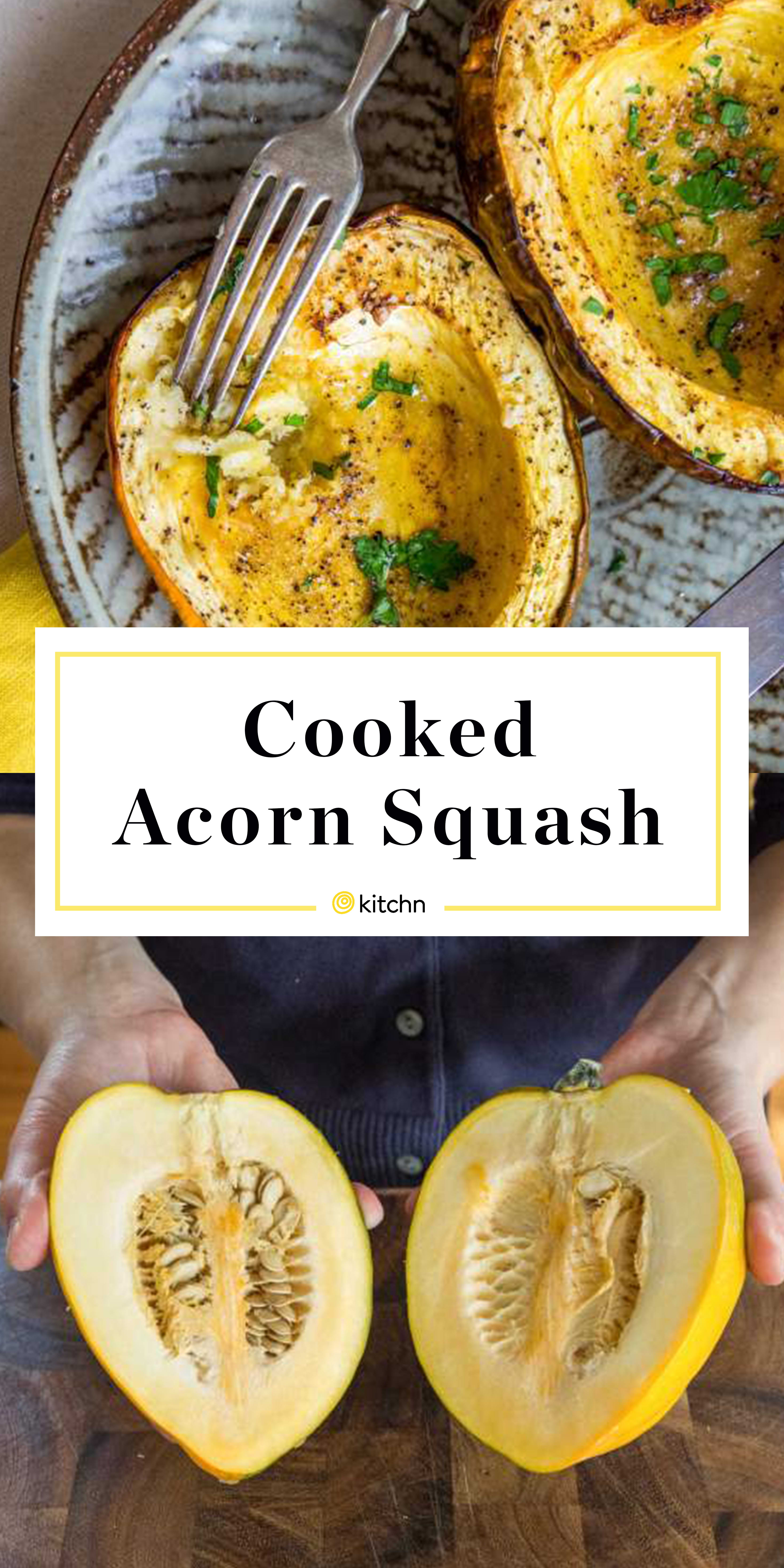 acorn squash in oven