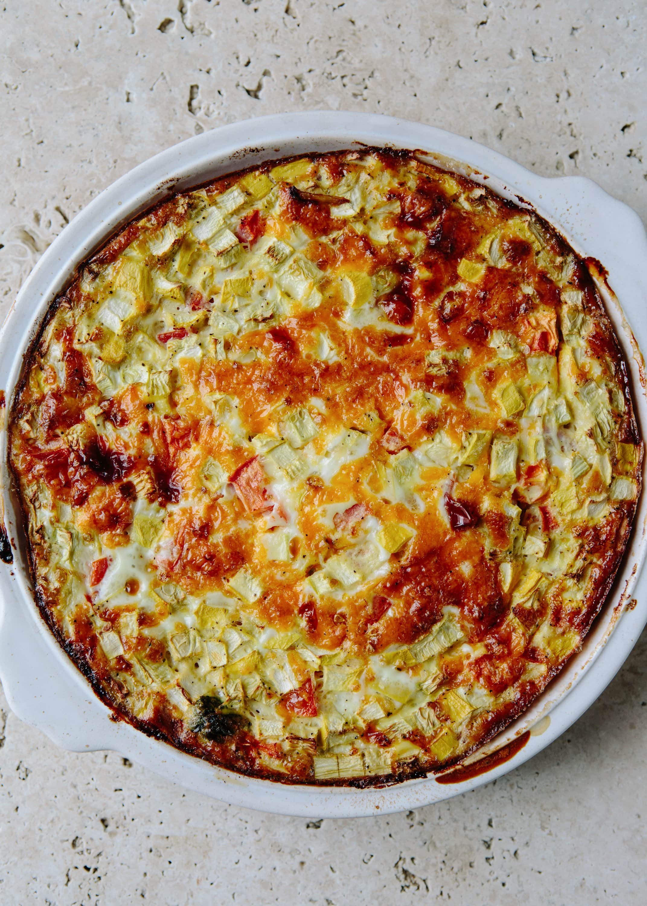 Recipe Crustless Quiche With Summer Vegetables Kitchn
