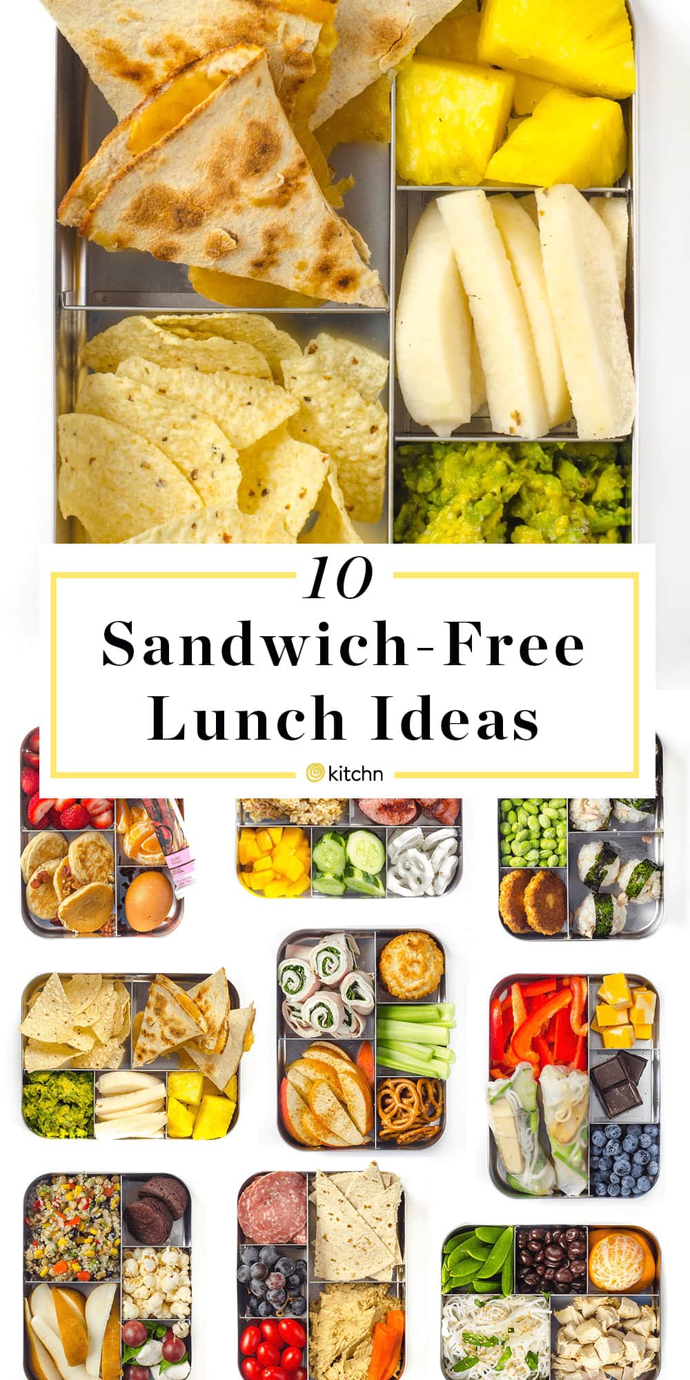 10 SandwichFree Lunch Ideas for Kids and Grownups Kitchn