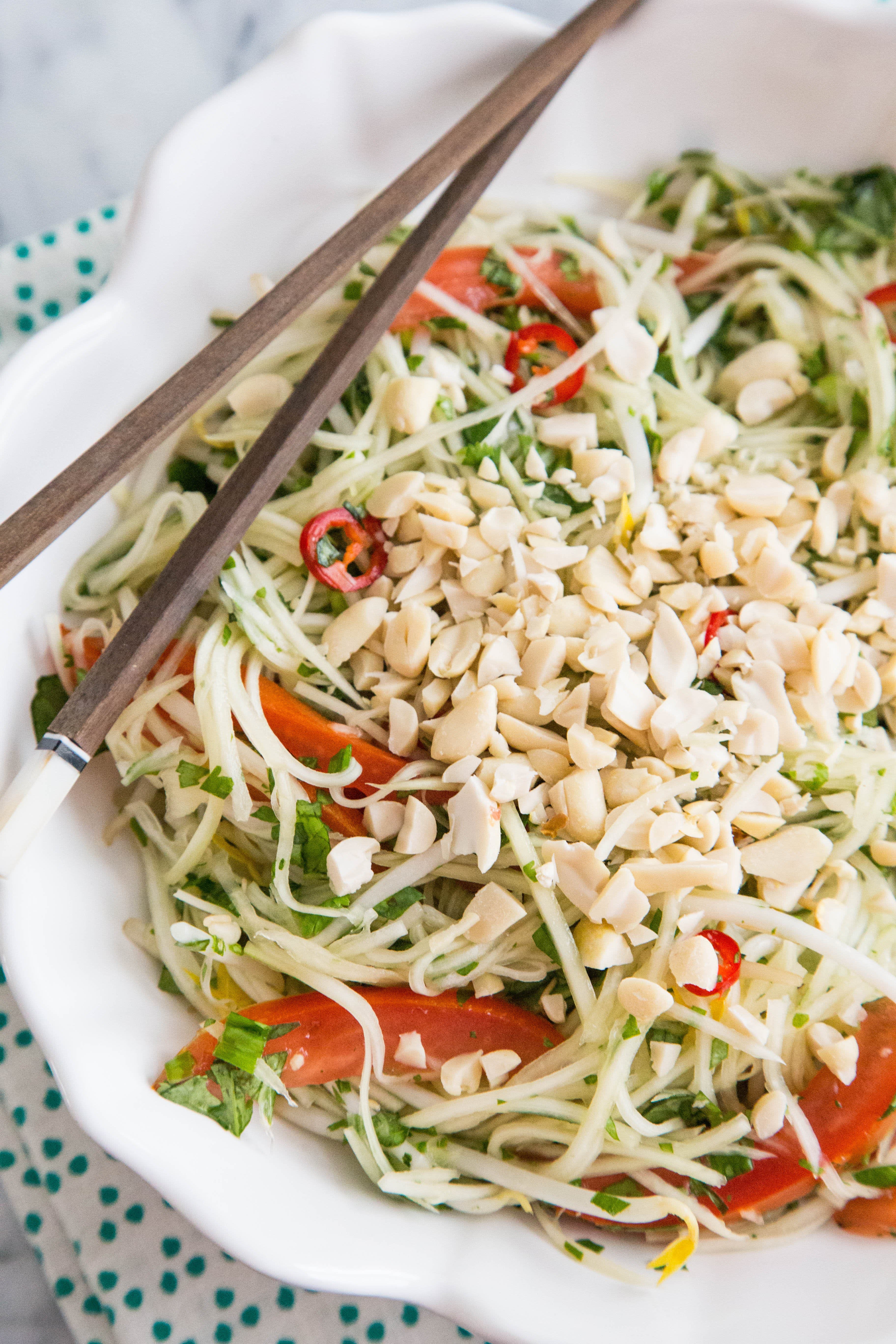 Recipe: Green Papaya Salad (Som Tam) | Kitchn
