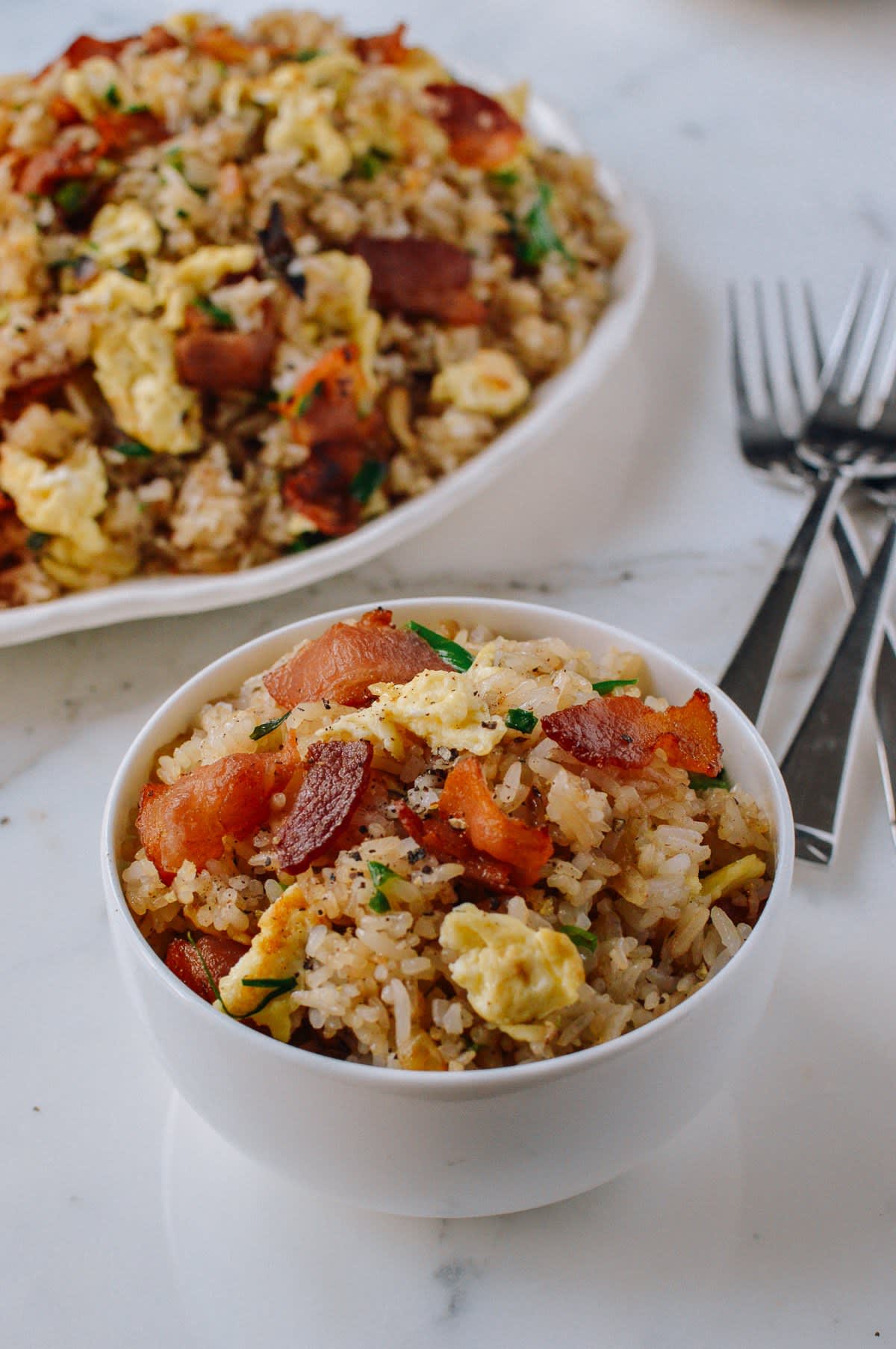 Recipe Bacon and Egg Fried Rice Kitchn