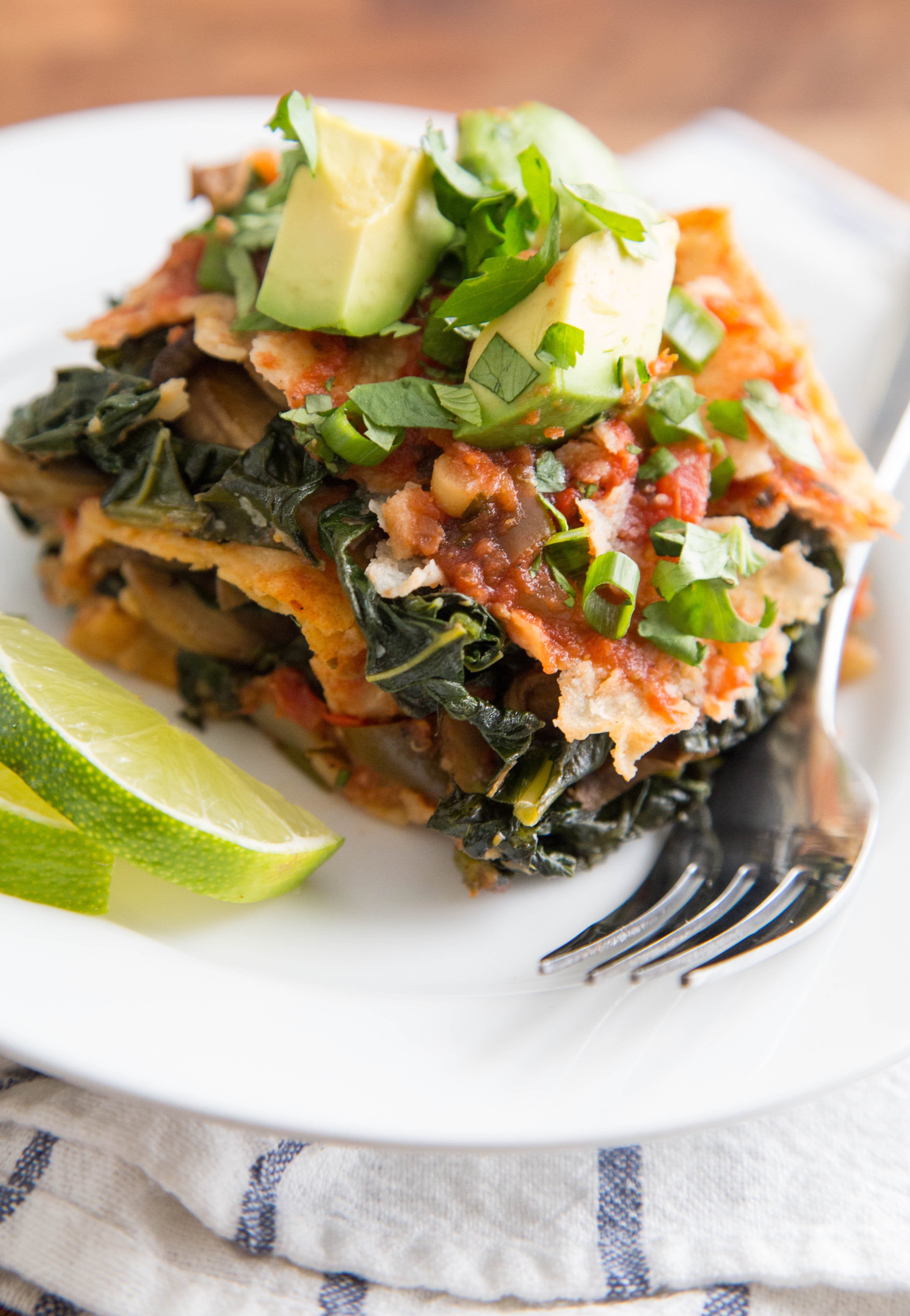 Recipe: 6-Ingredient Vegan Enchilada Casserole | Kitchn