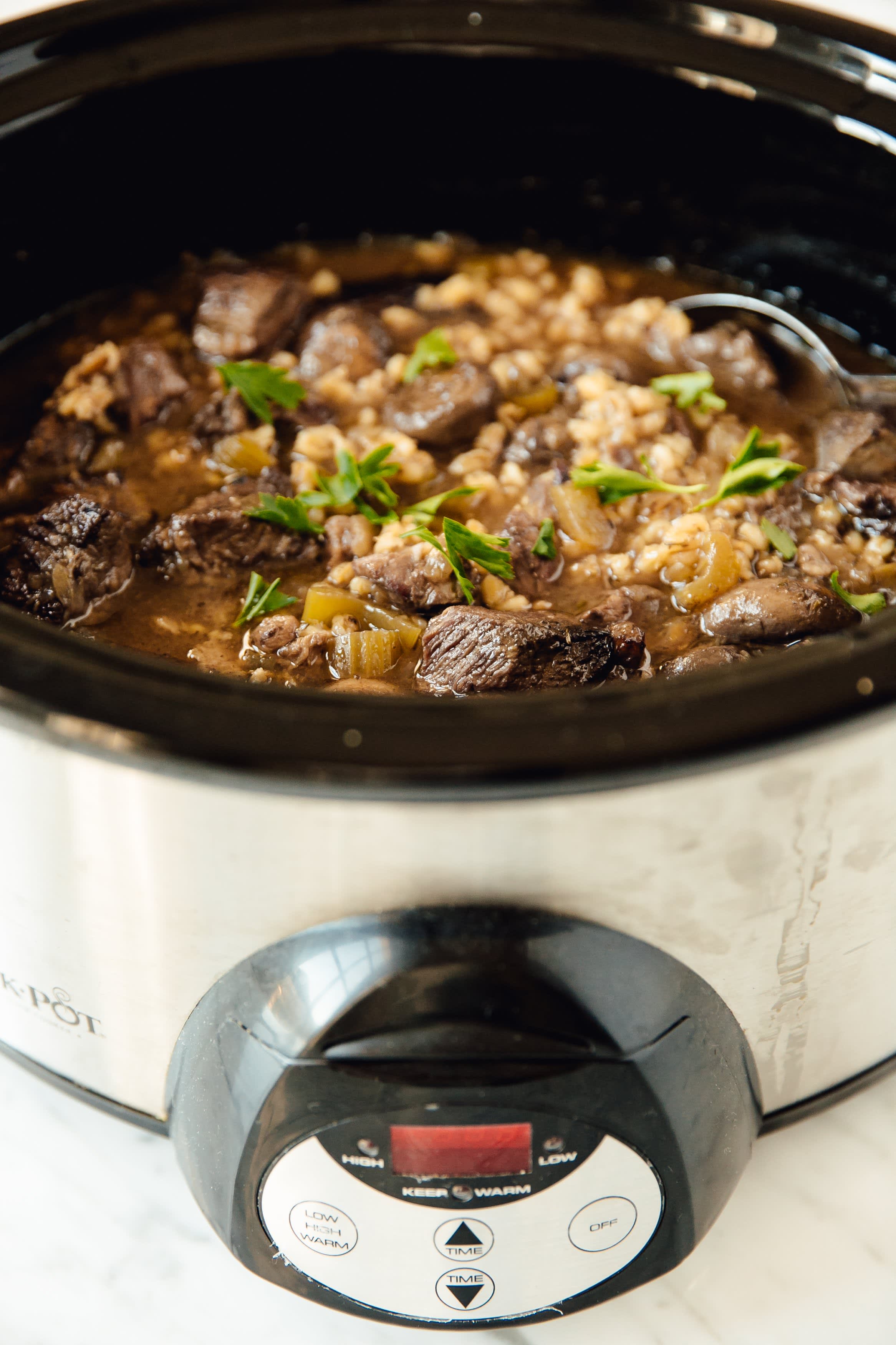 Recipe: Slow-Cooker Beef and Barley Stew | Kitchn