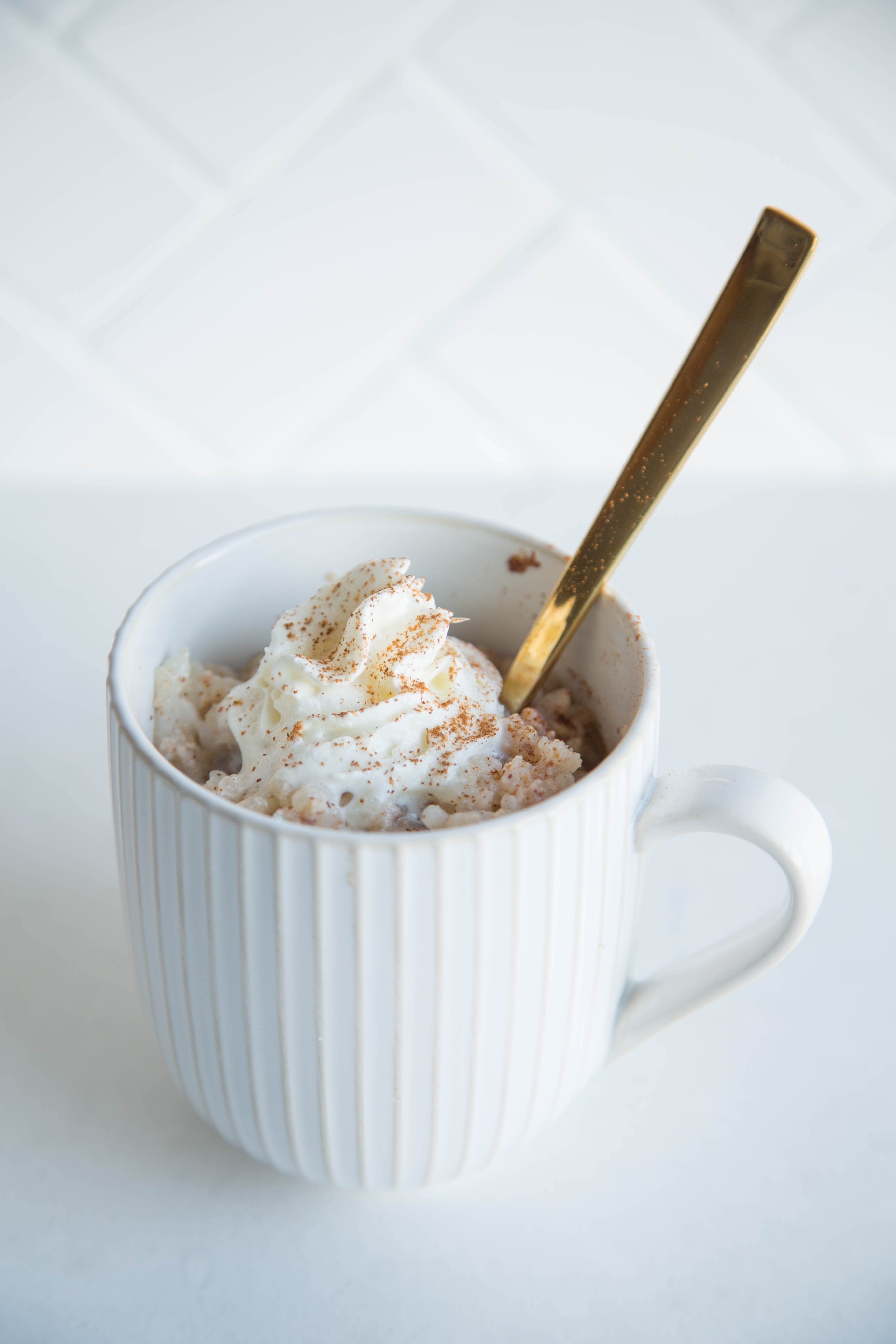 Recipe Rice Pudding in a Mug Kitchn