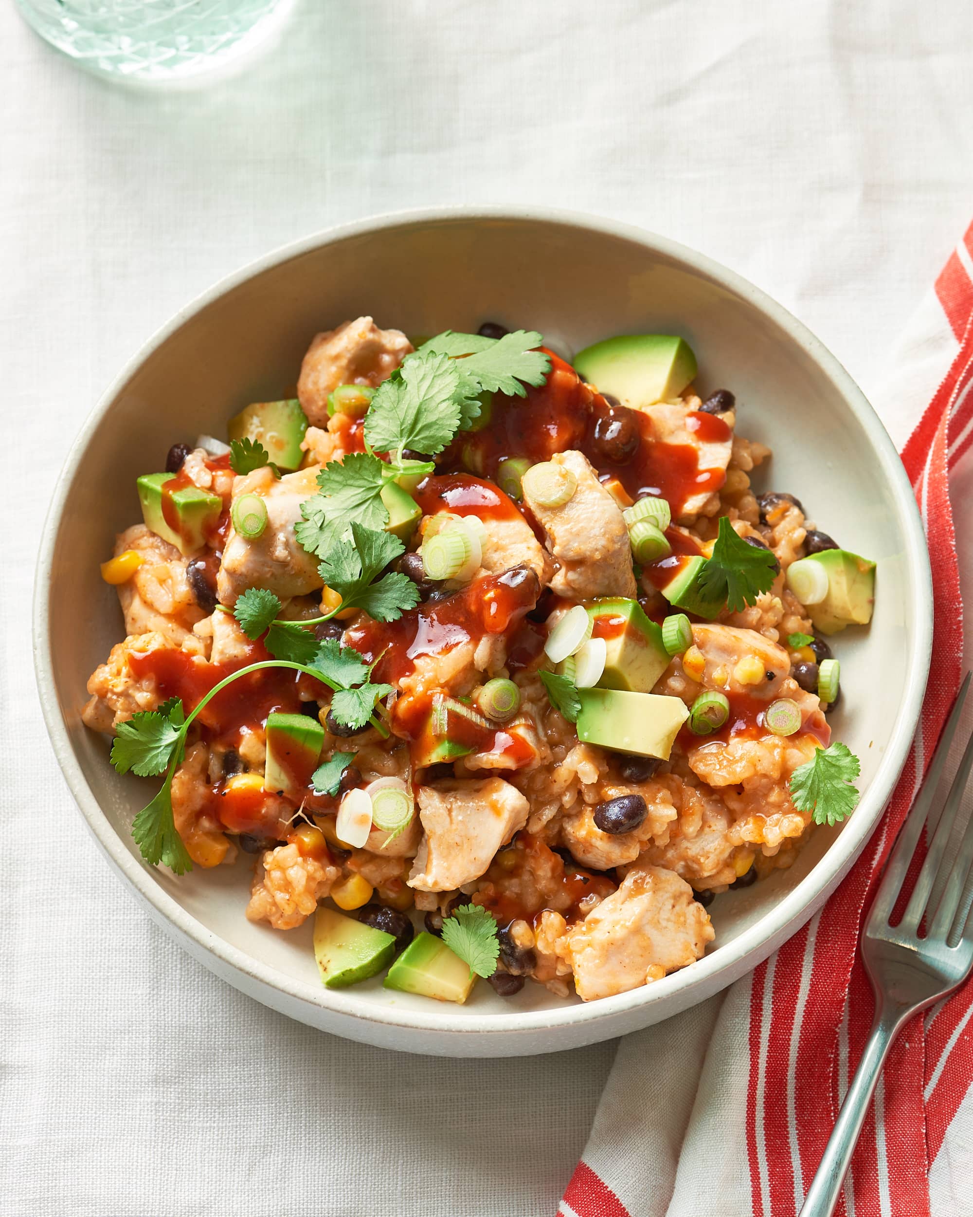 One Pot BBQ Chicken Burrito Bowls Kitchn