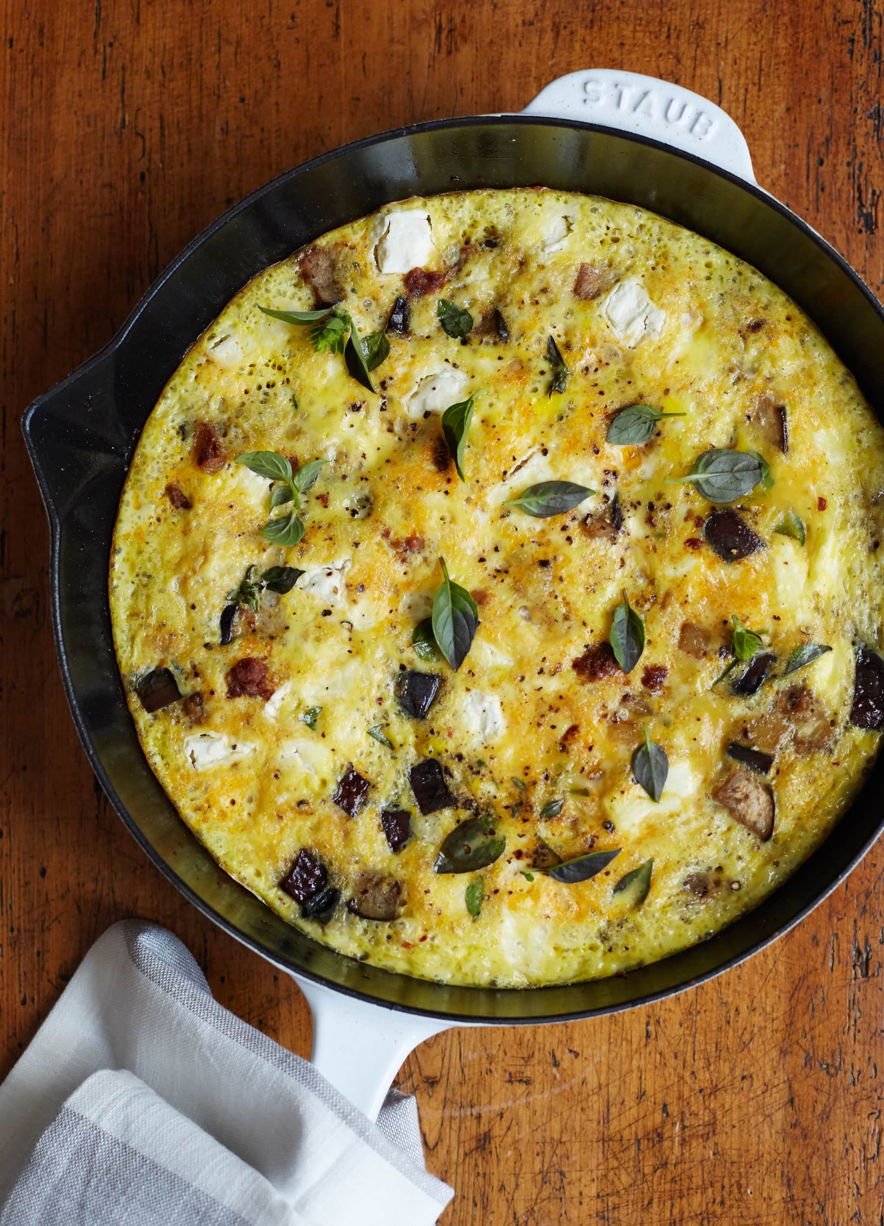 Recipe Sausage and Eggplant Summer Frittata Kitchn