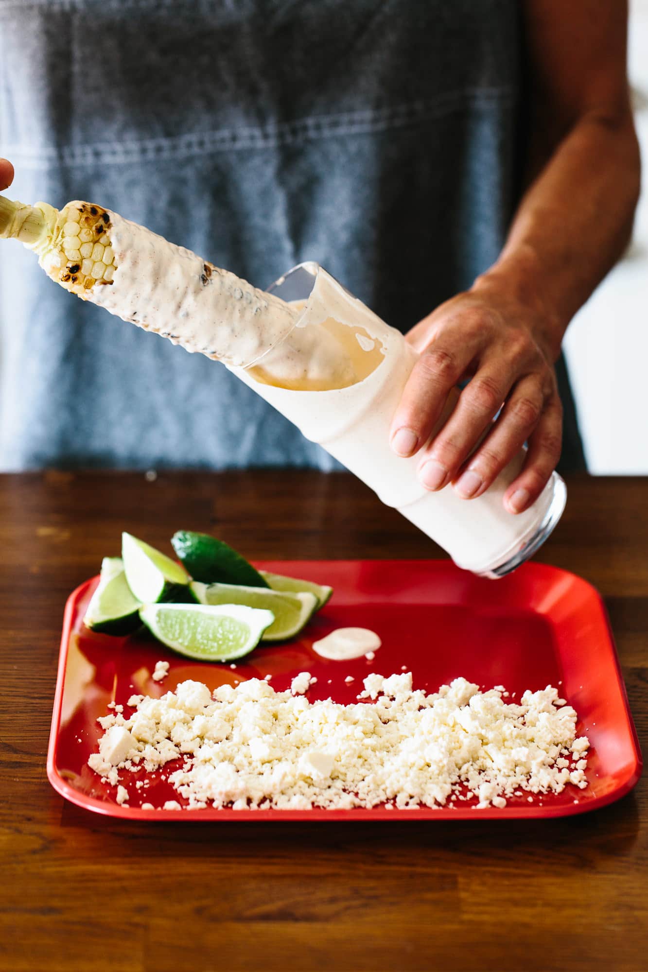 how to make an elote corn