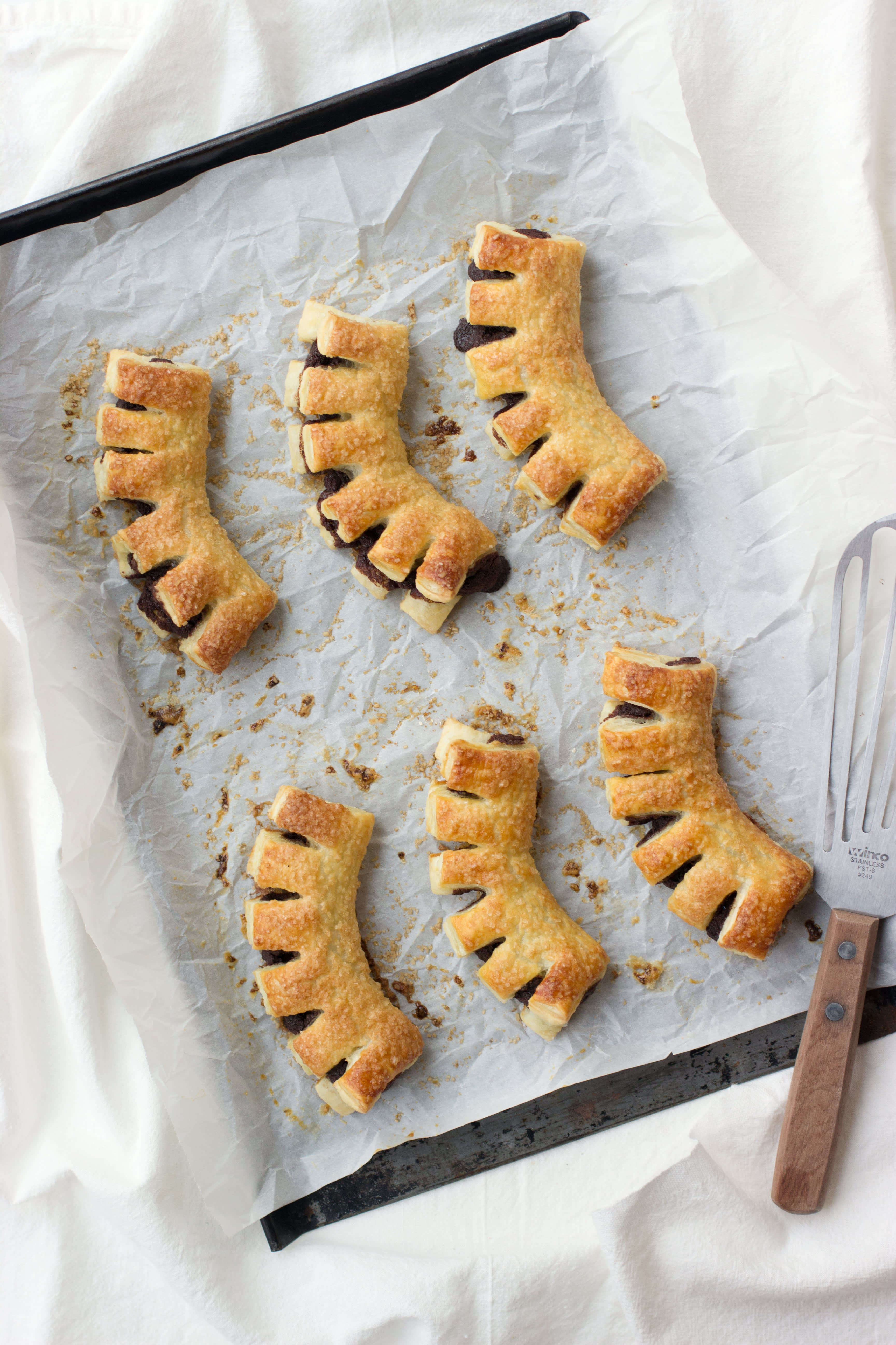 Recipe Mini Puff Pastry Bear Claws with Chocolate Filling Kitchn