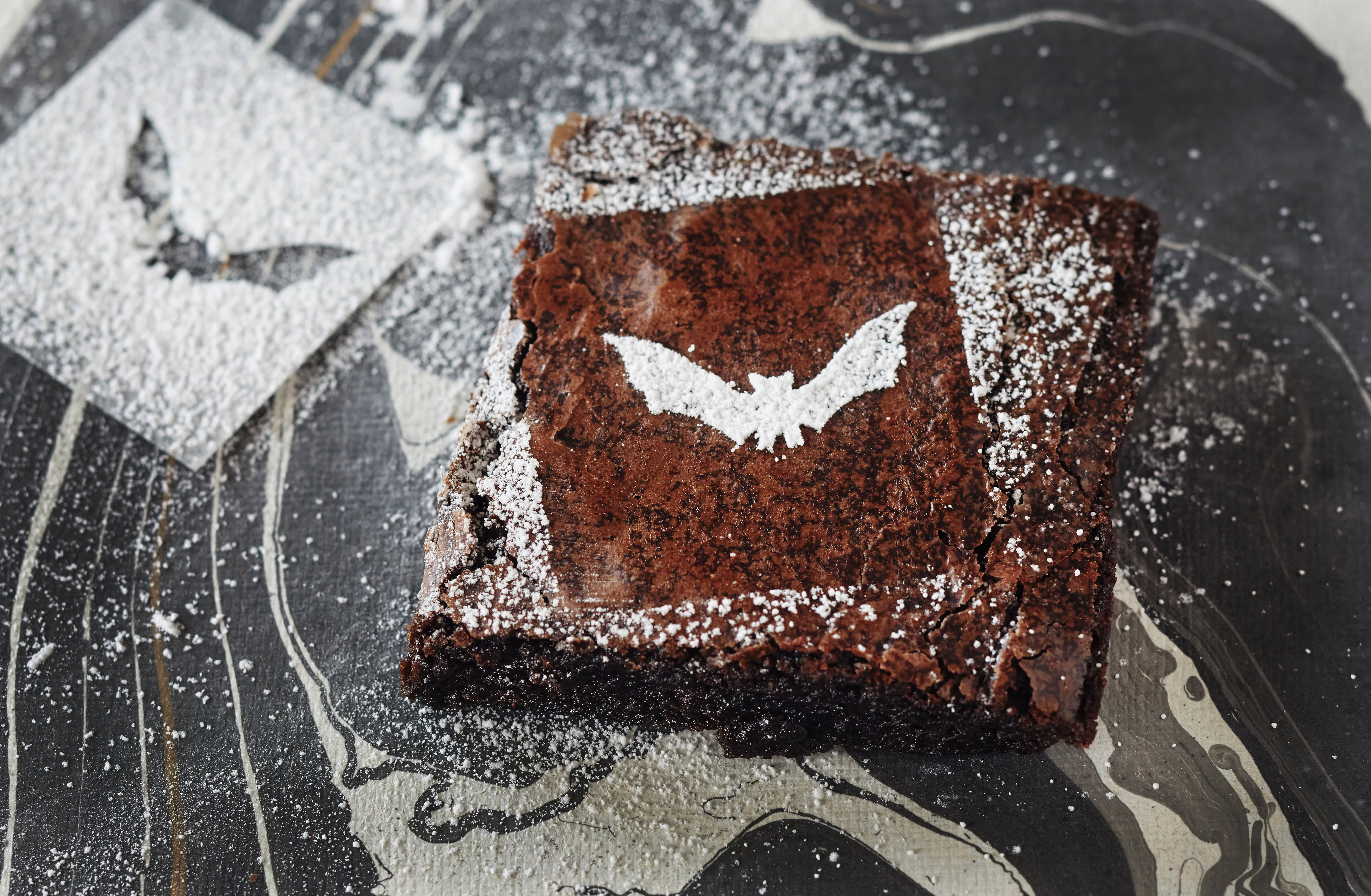 Brownies Go Boo! With Powdered Sugar Stencils Kitchn