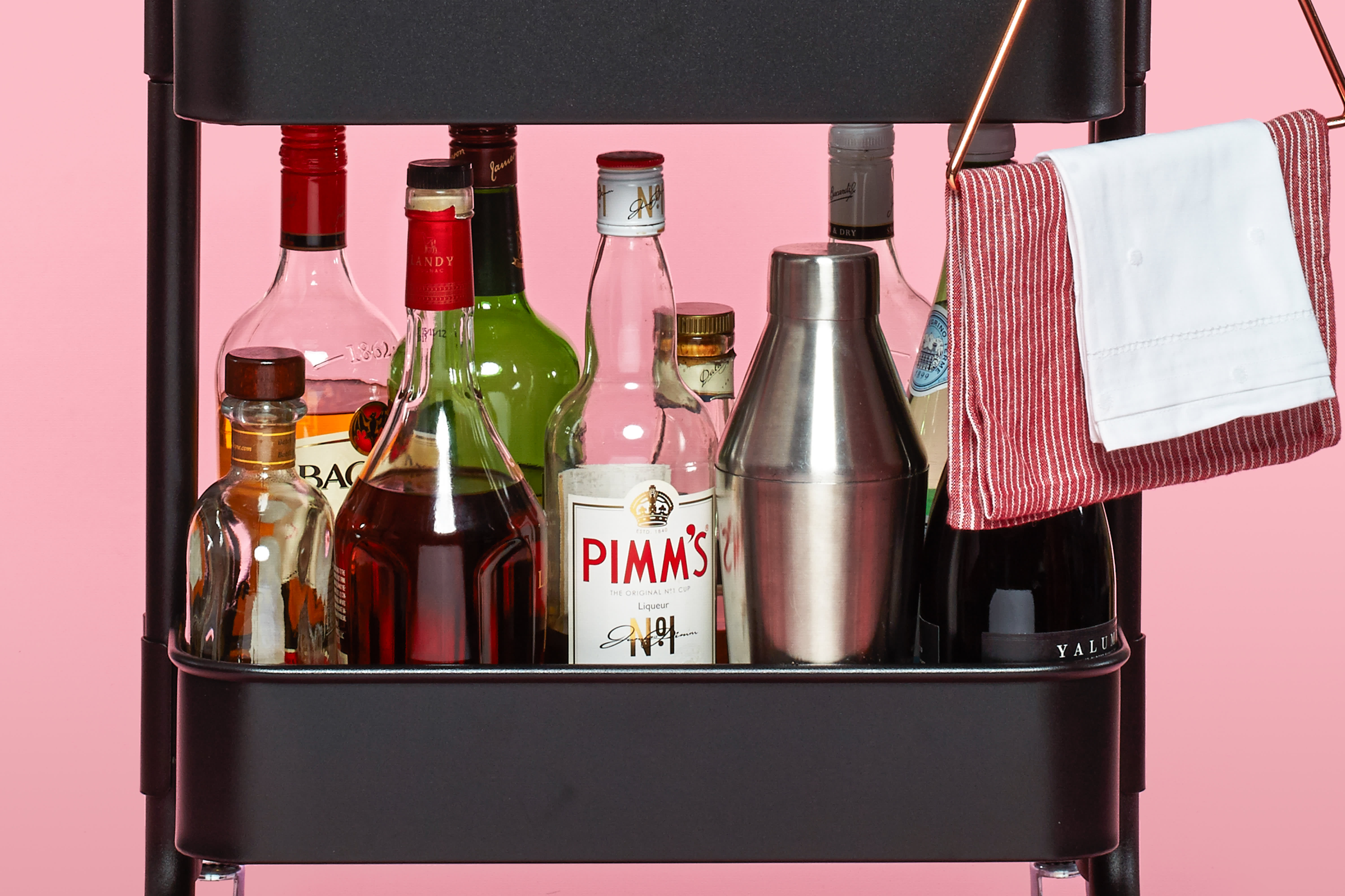 The IKEA RÅSKOG Cart as Home Bar Kitchn