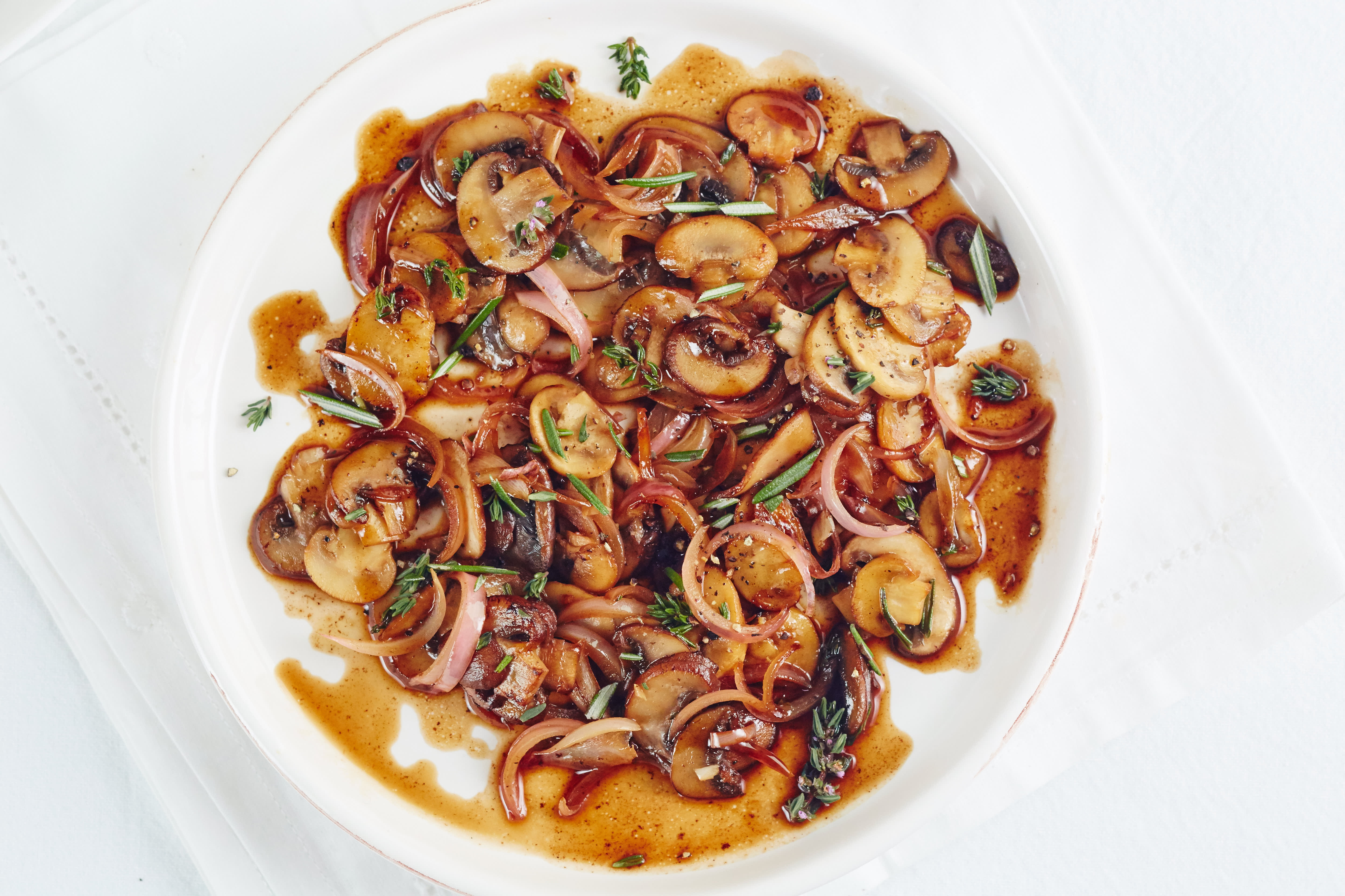 Recipe 15Minute Buttered Balsamic Mushrooms Kitchn