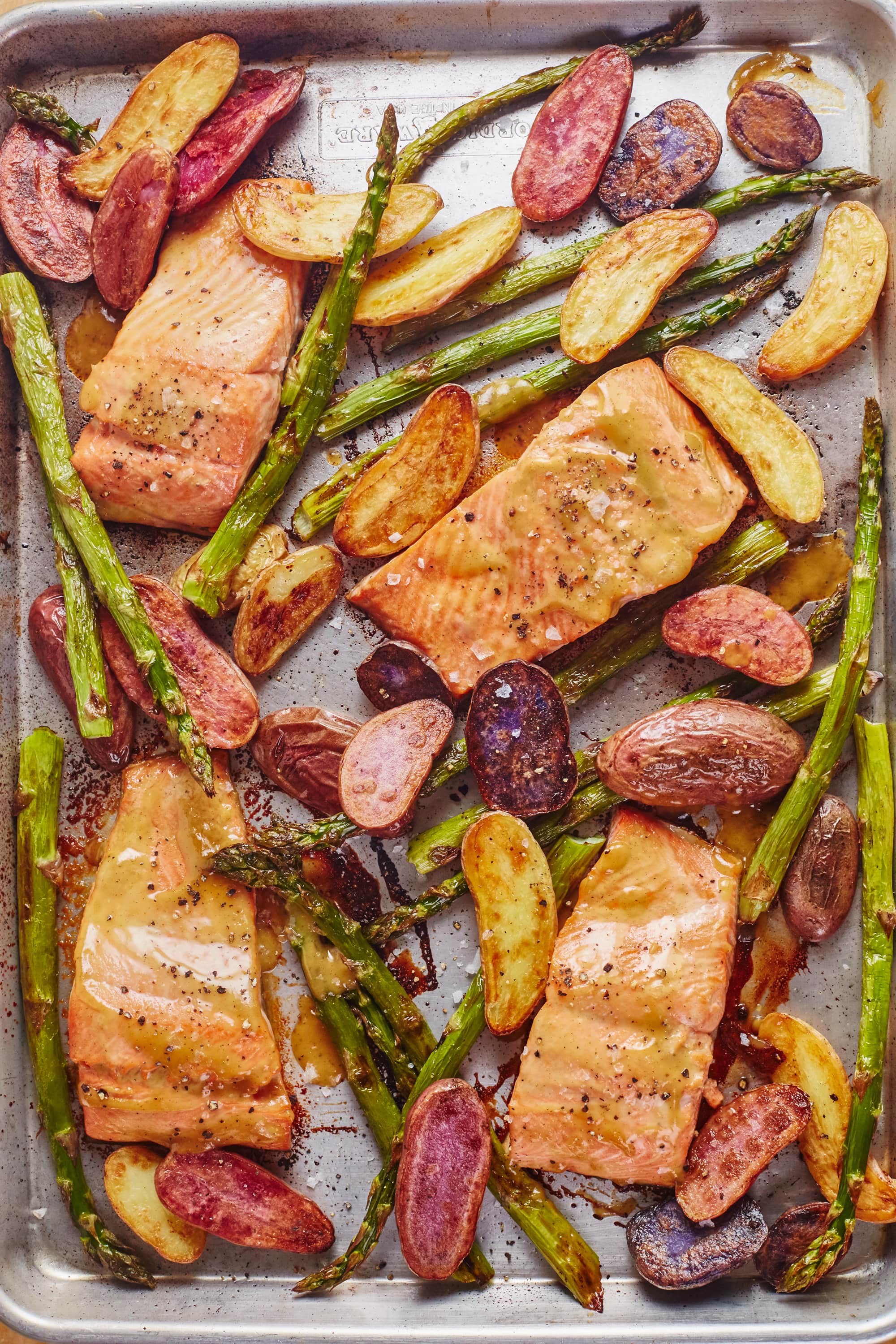 Recipe Sheet Pan Salmon with Potatoes and Asparagus Kitchn
