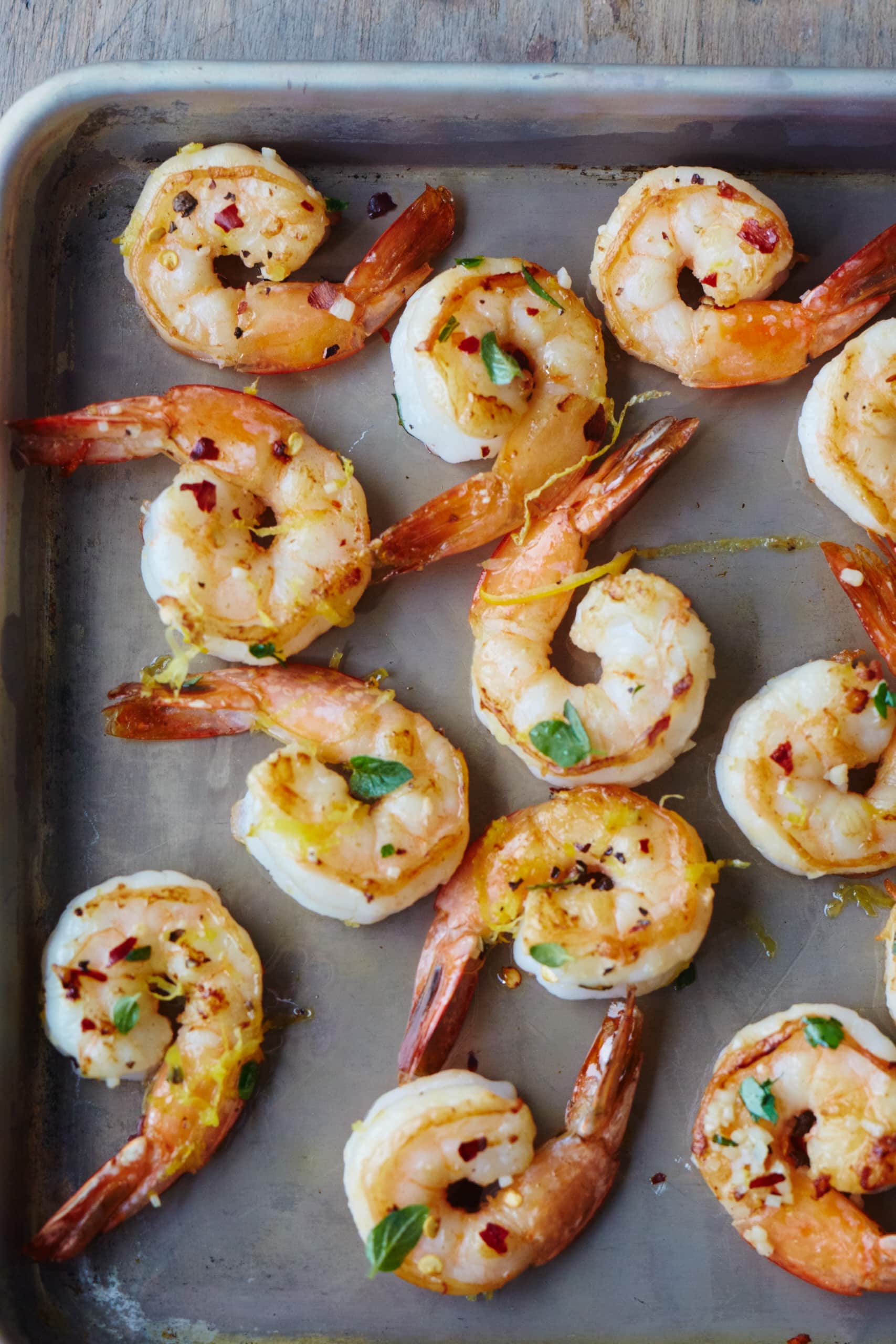 Recipe Roasted Lemon Oregano Shrimp Kitchn