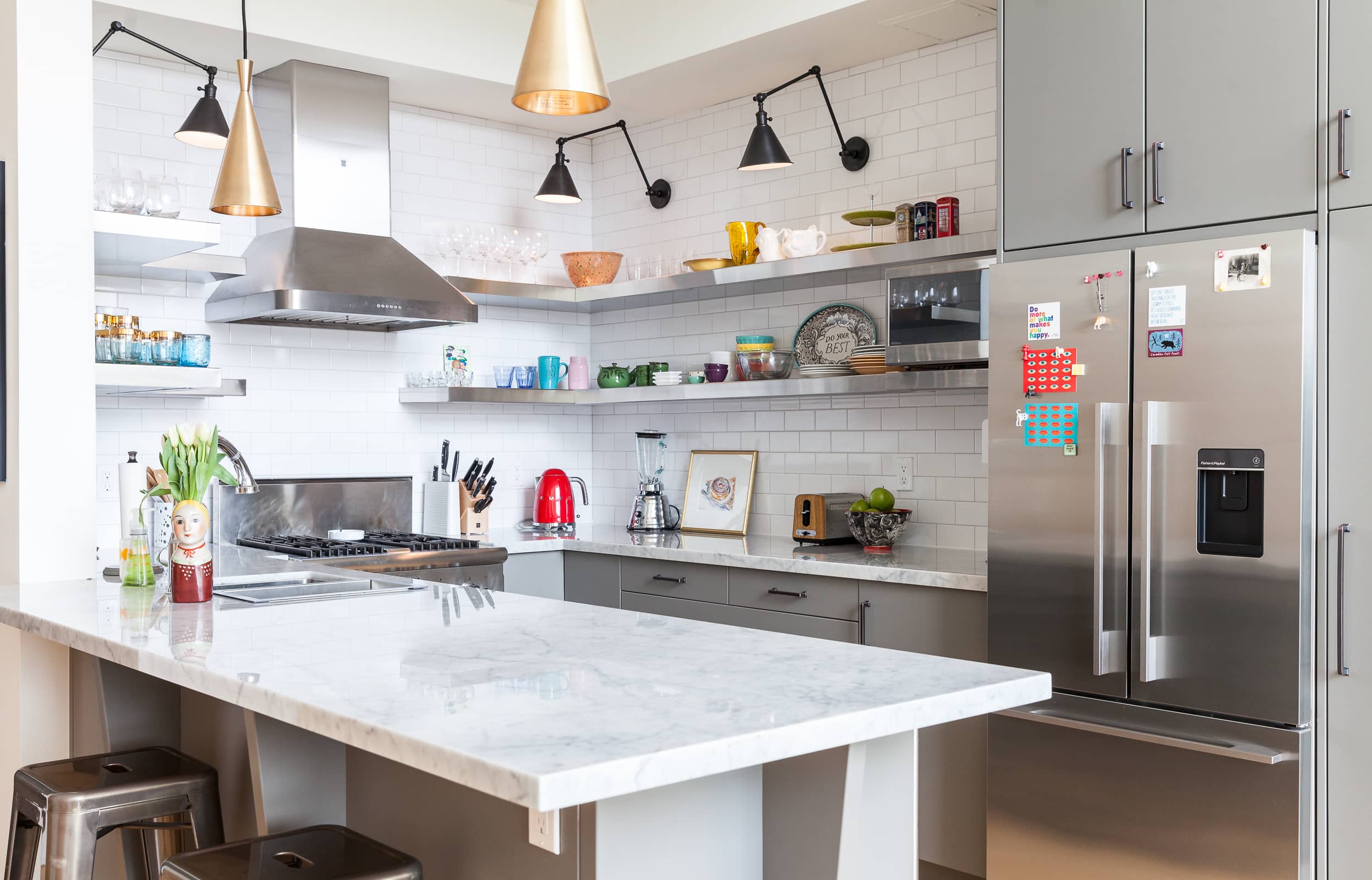 What Kind Of Refrigerator Doors Should You Get Kitchn Image Credit Lauren Kolyn