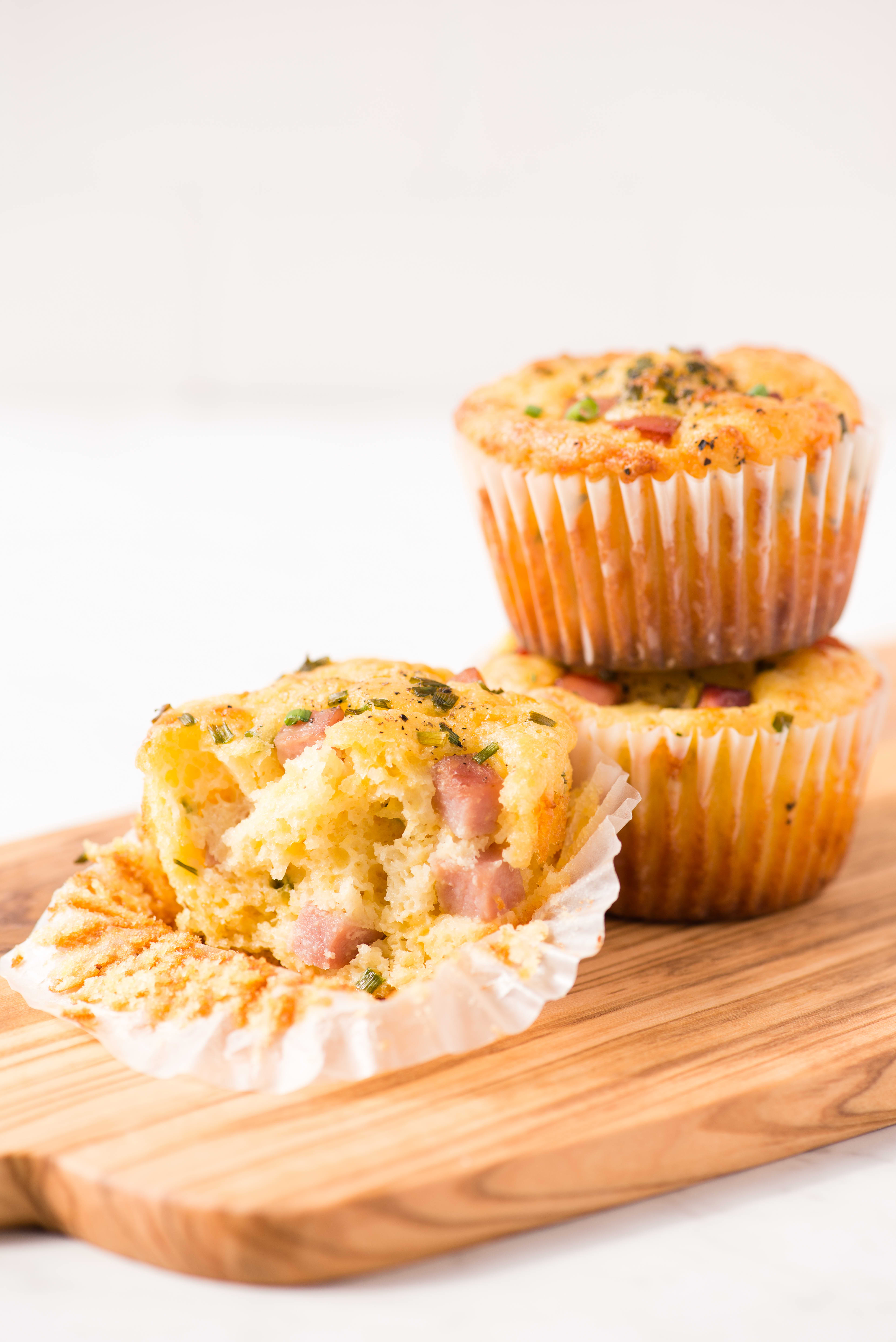 Recipe Ham and Cheddar Lunch Box Muffins Kitchn