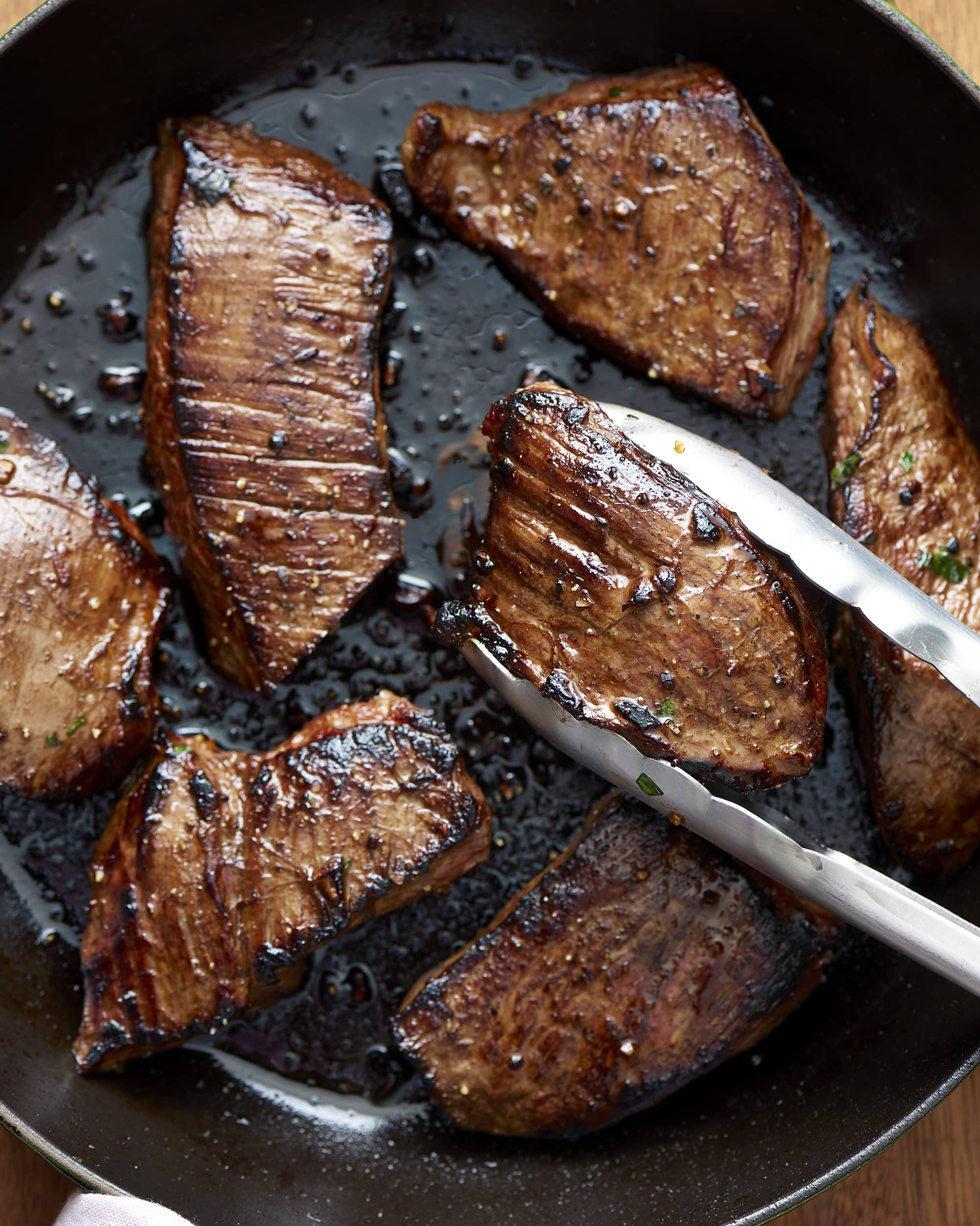 Recipe Easy Balsamic Glazed Steak Tips And Mushrooms Kitchn