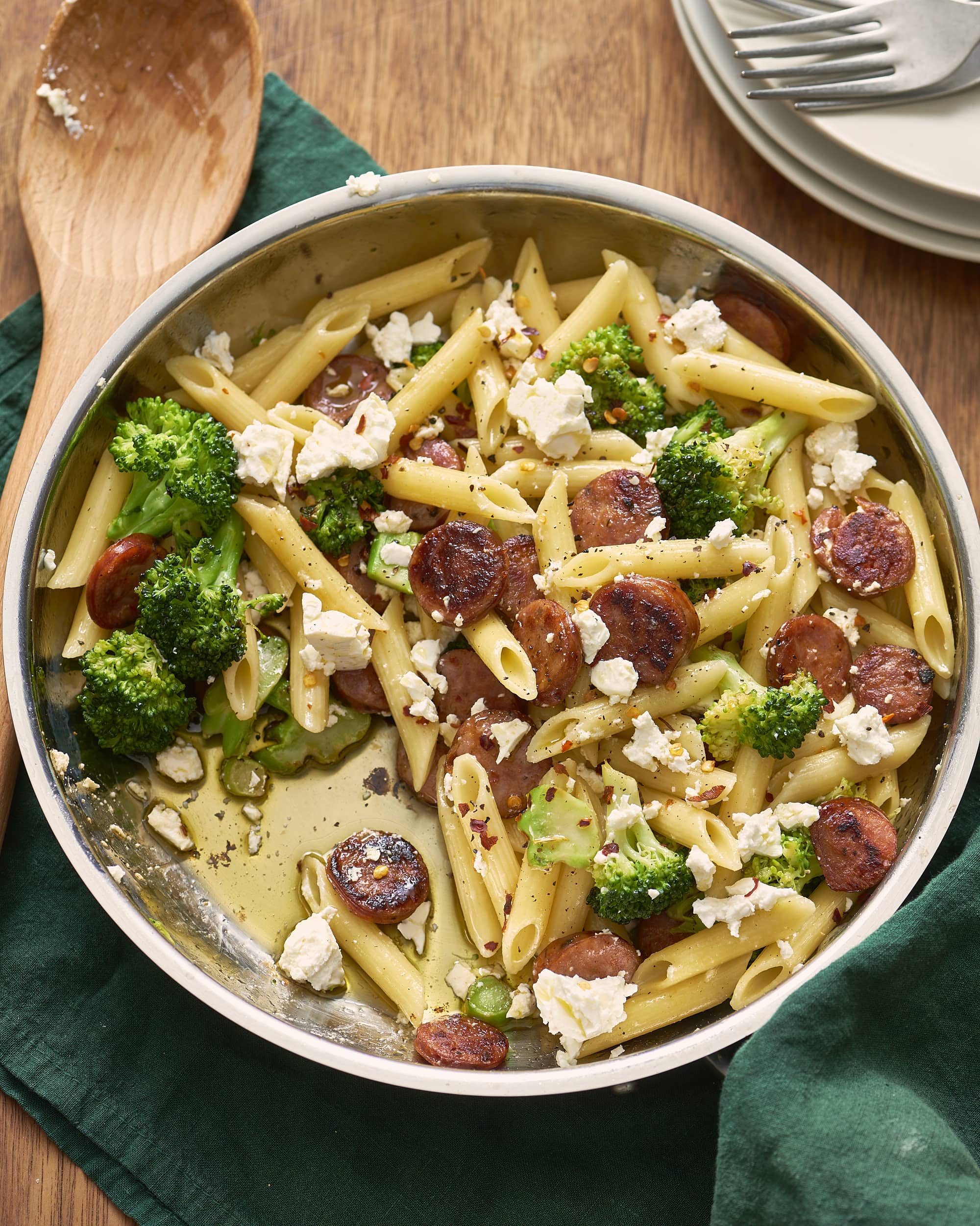 Pasta with Feta, Broccoli, and Sausage | Kitchn