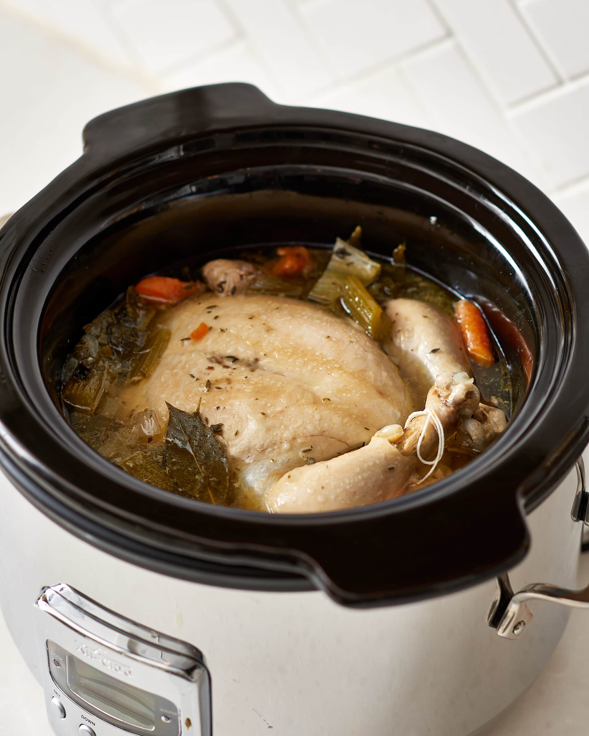 Recipe: Slow Cooker Whole Chicken Soup | Kitchn