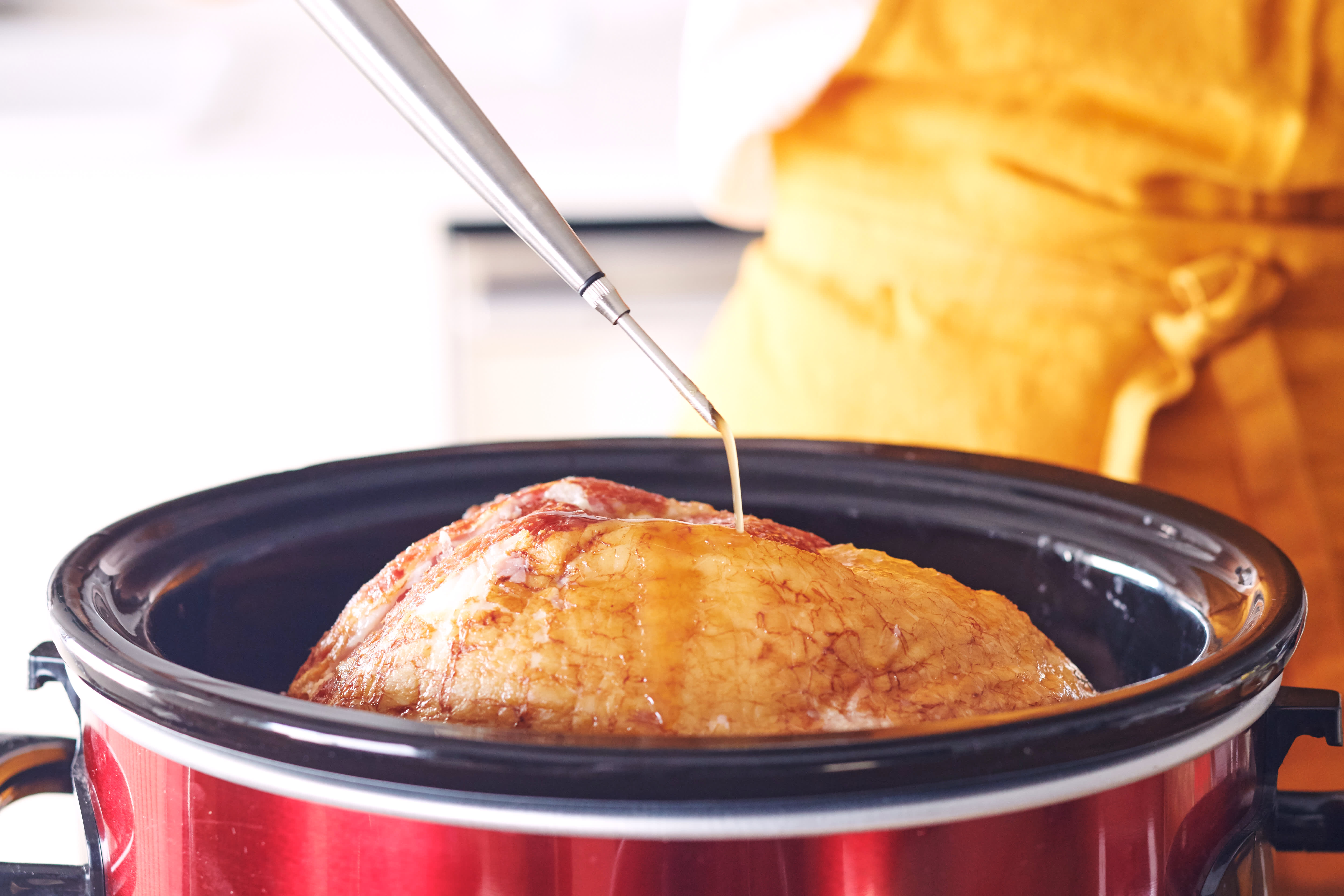 Crock Pot Ham Slow Cooker Honey Glazed Ham Recipe Kitchn Crock Pot Ham Slow Cooker Honey Glazed Ham Recipe Kitchn
