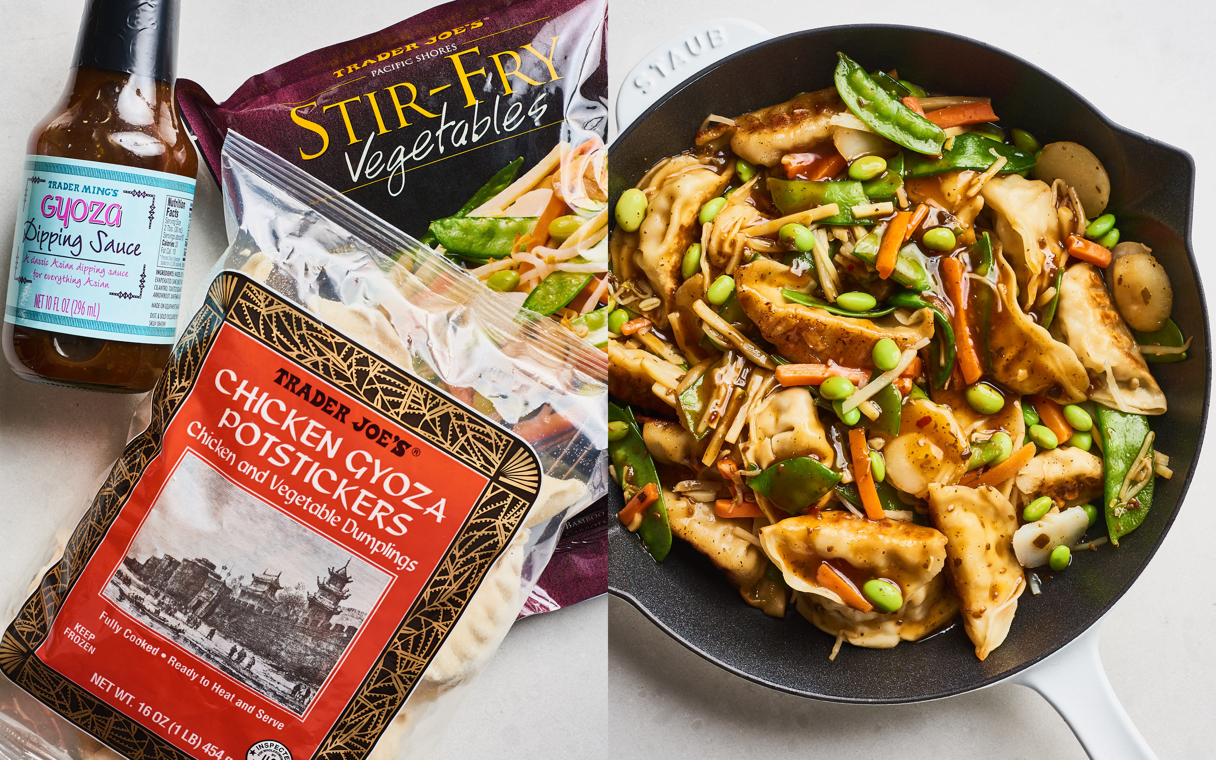 Recipe Trader Joe’s Potsticker StirFry Kitchn