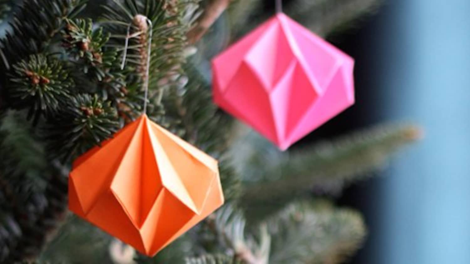 Origami Christmas Ornaments Apartment Therapy