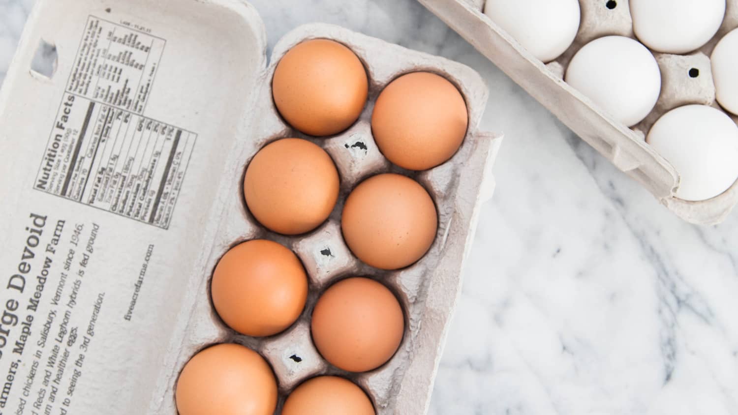 Brown Egg Nutrition Chart