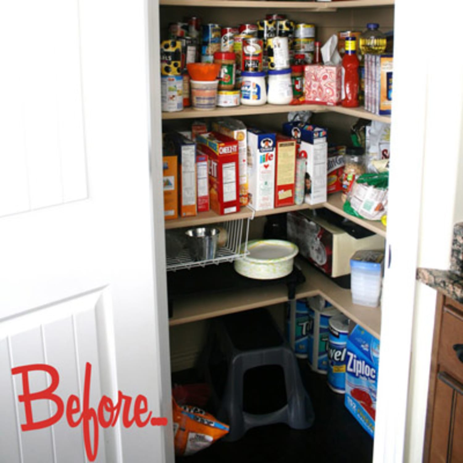 Before After A Pretty Pantry With Serious Storage Apartment