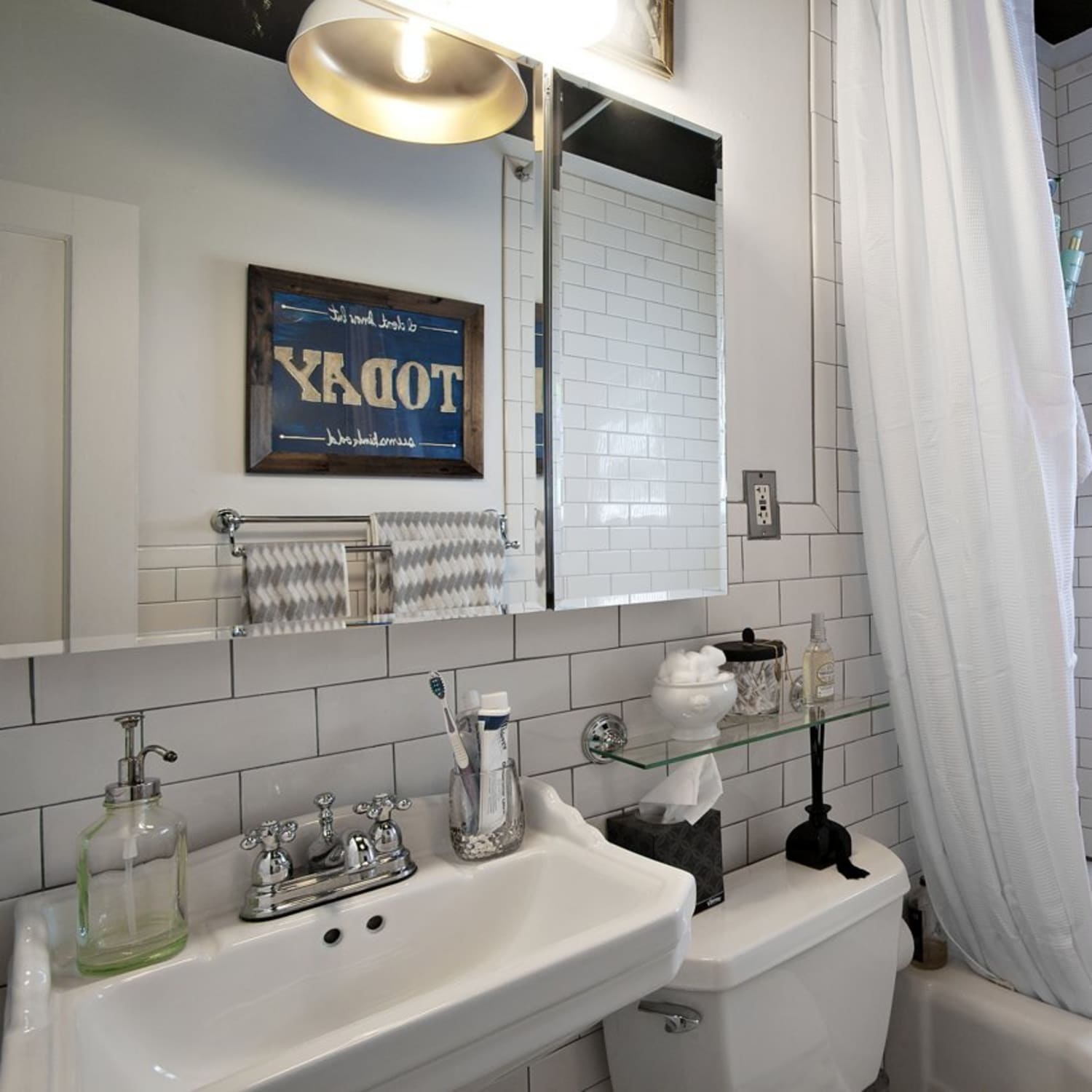 Clean Shower Tip Do You Trim Your Curtain Liner Apartment Therapy
