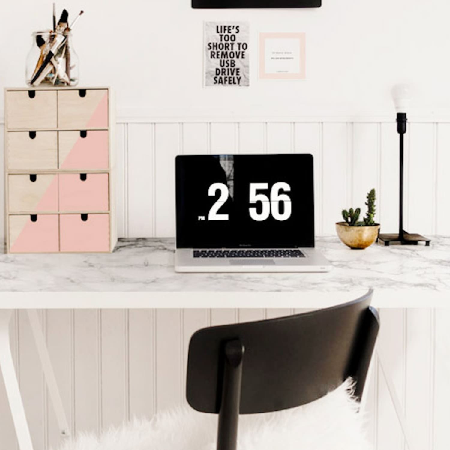 Ikea Hacks For Organized Office Desk And Workspace