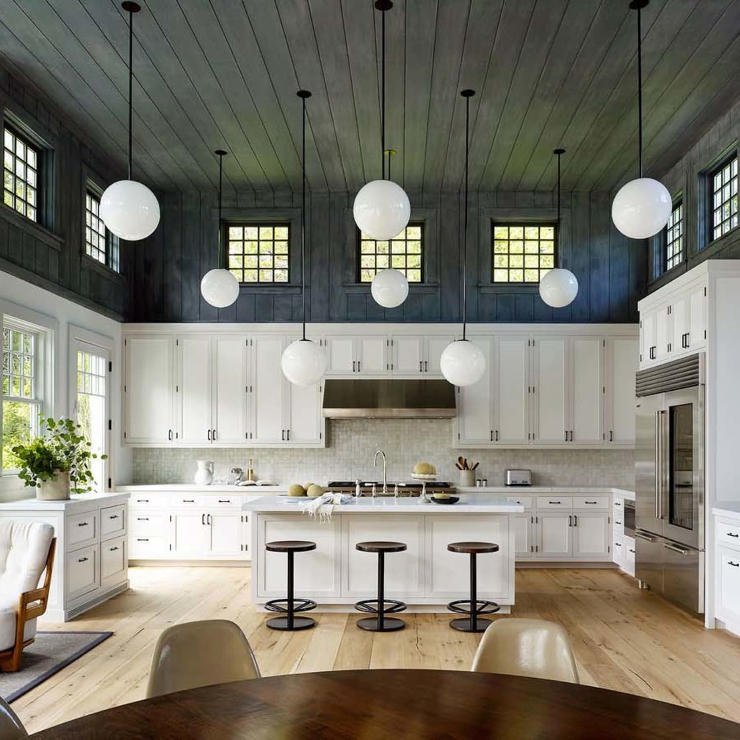 Shiplap Style Planks On The Ceiling Look We Love